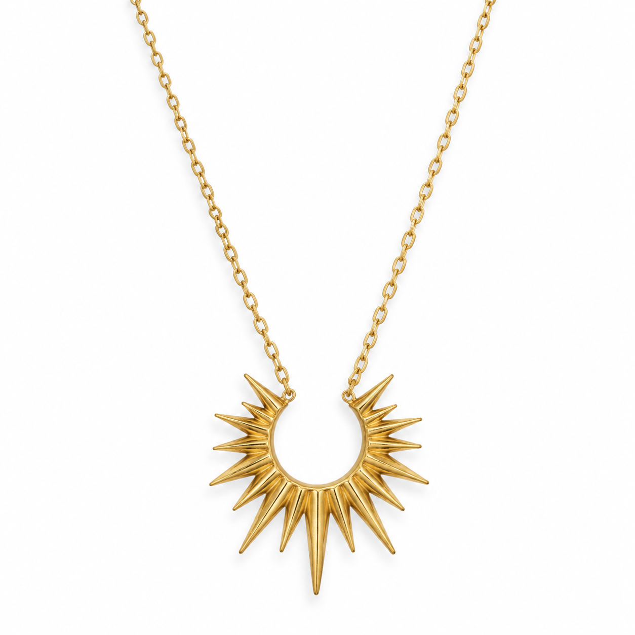 Sunburst Necklace (Gold)