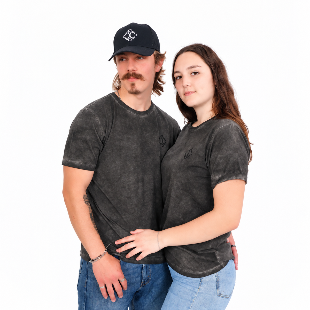 Black Acid Wash T-Shirt