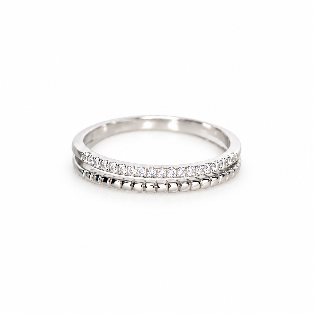 Double Layered Ring (Silver)