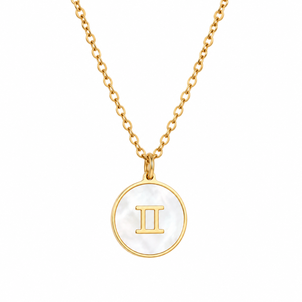 Zodiac Opal Necklace (Gold)