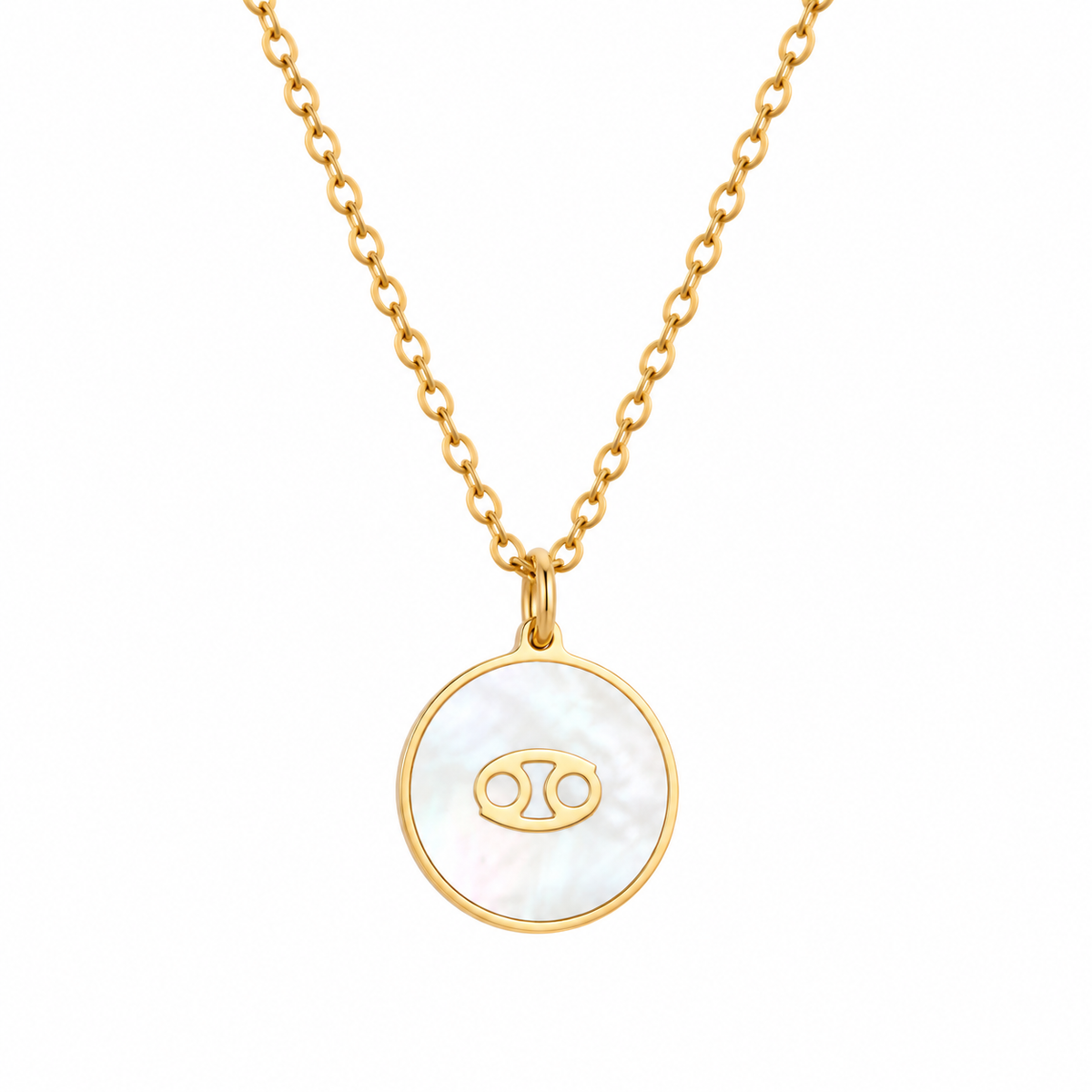 Zodiac Opal Necklace (Gold)