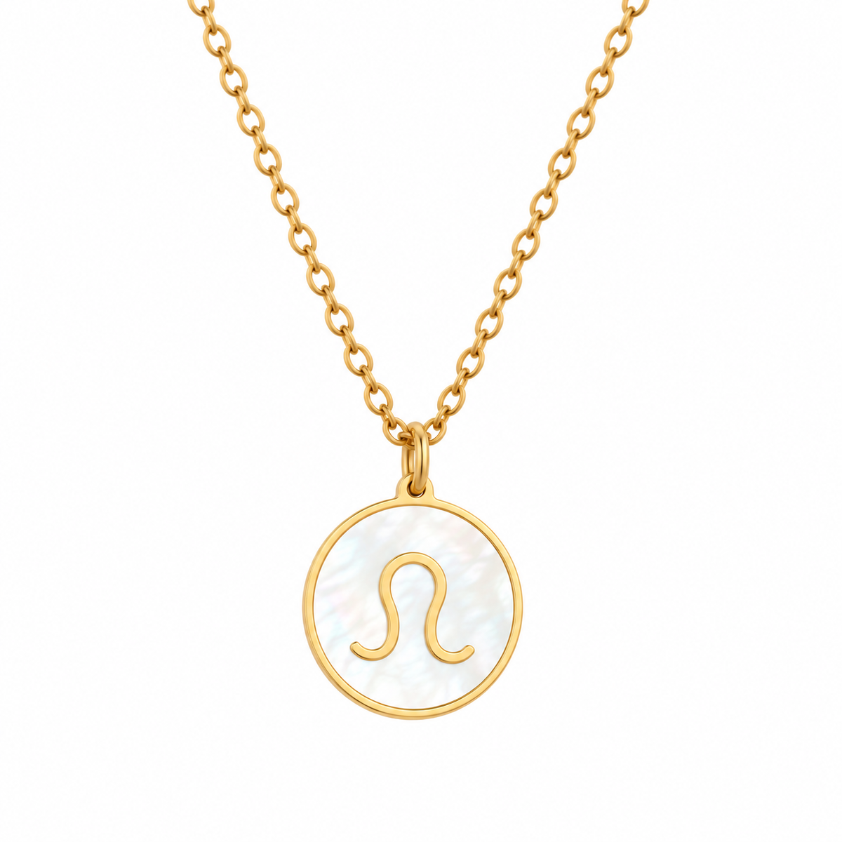Zodiac Opal Necklace (Gold)
