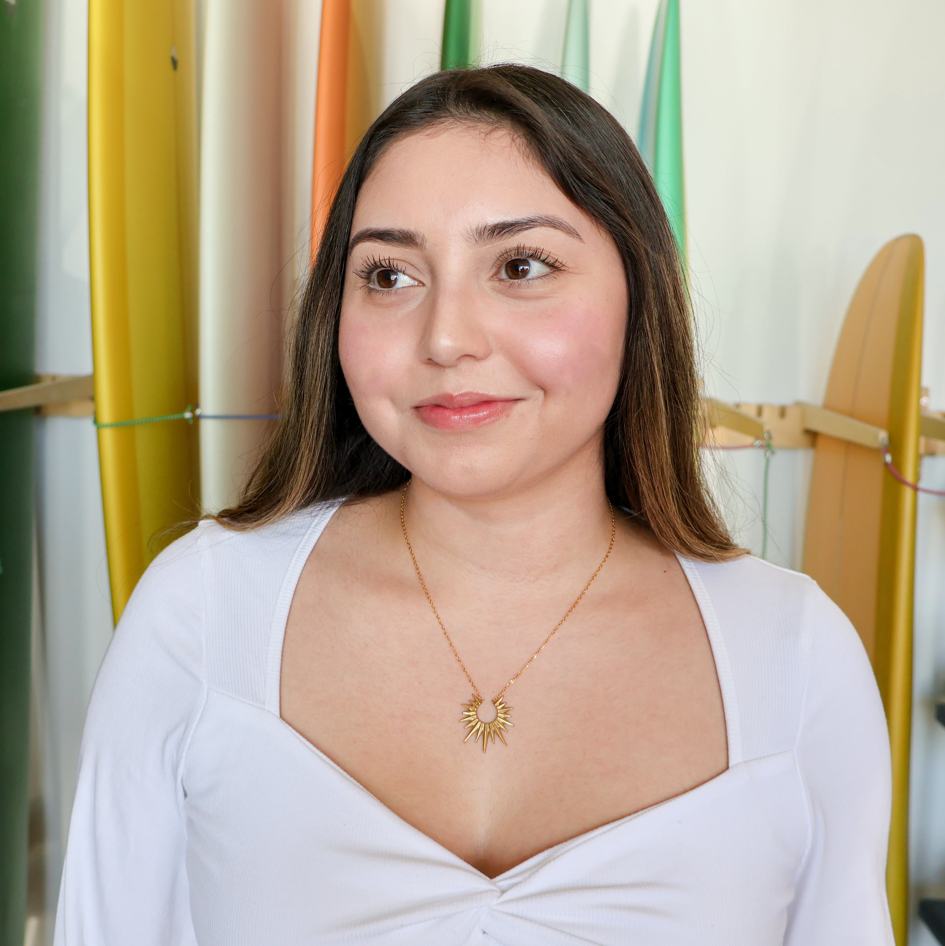 Sunburst Necklace (Gold)
