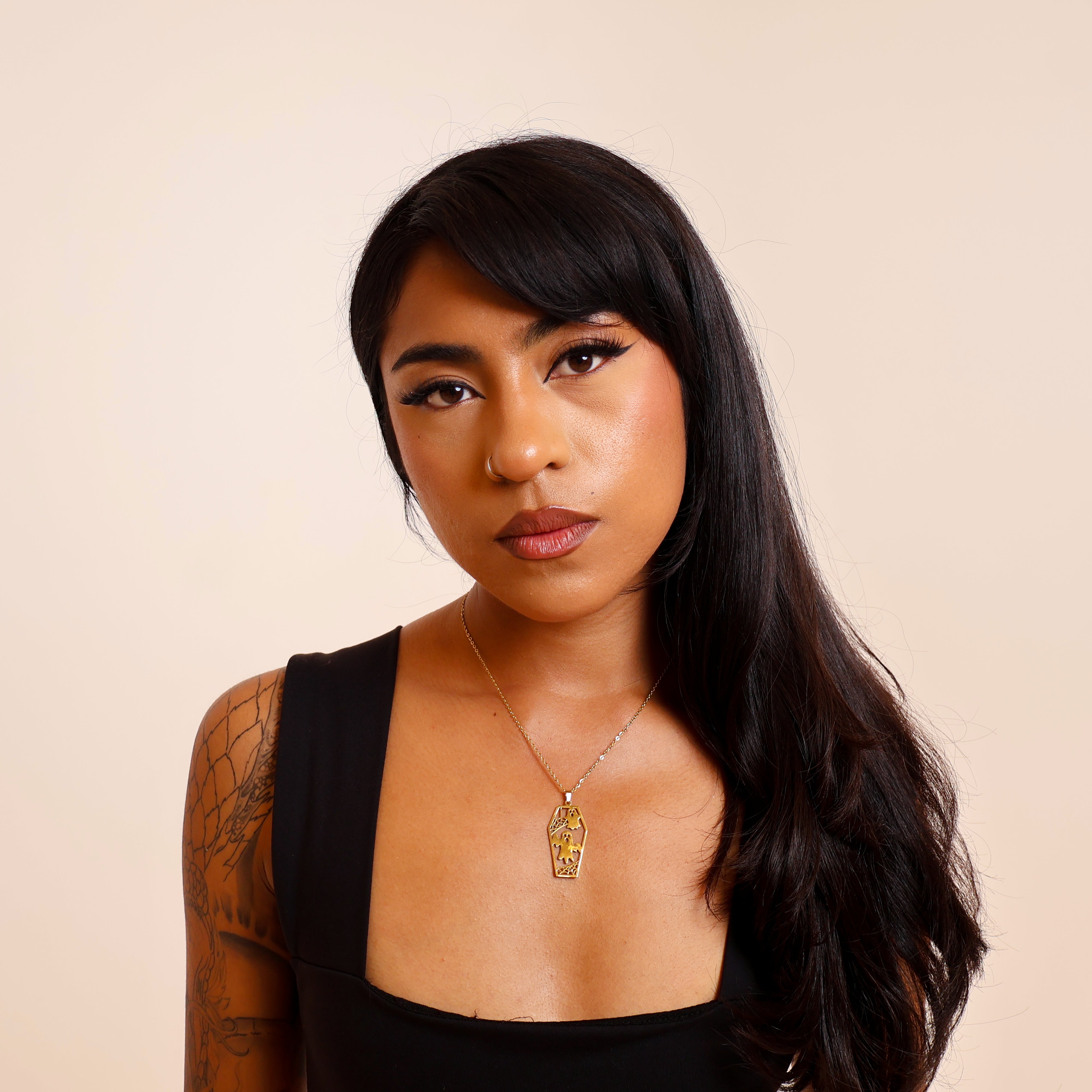 Phantom Coffin Necklace (Gold)