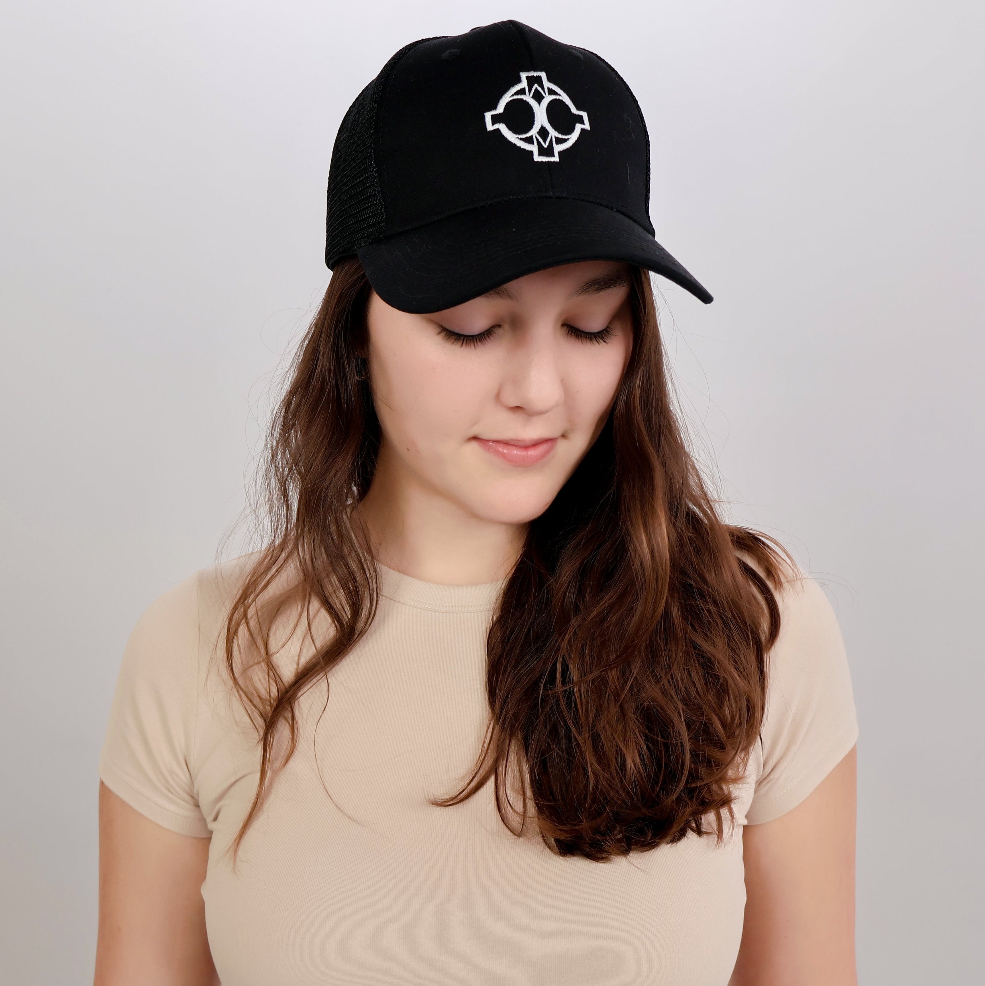 Charming Misfit Black Trucker Hat