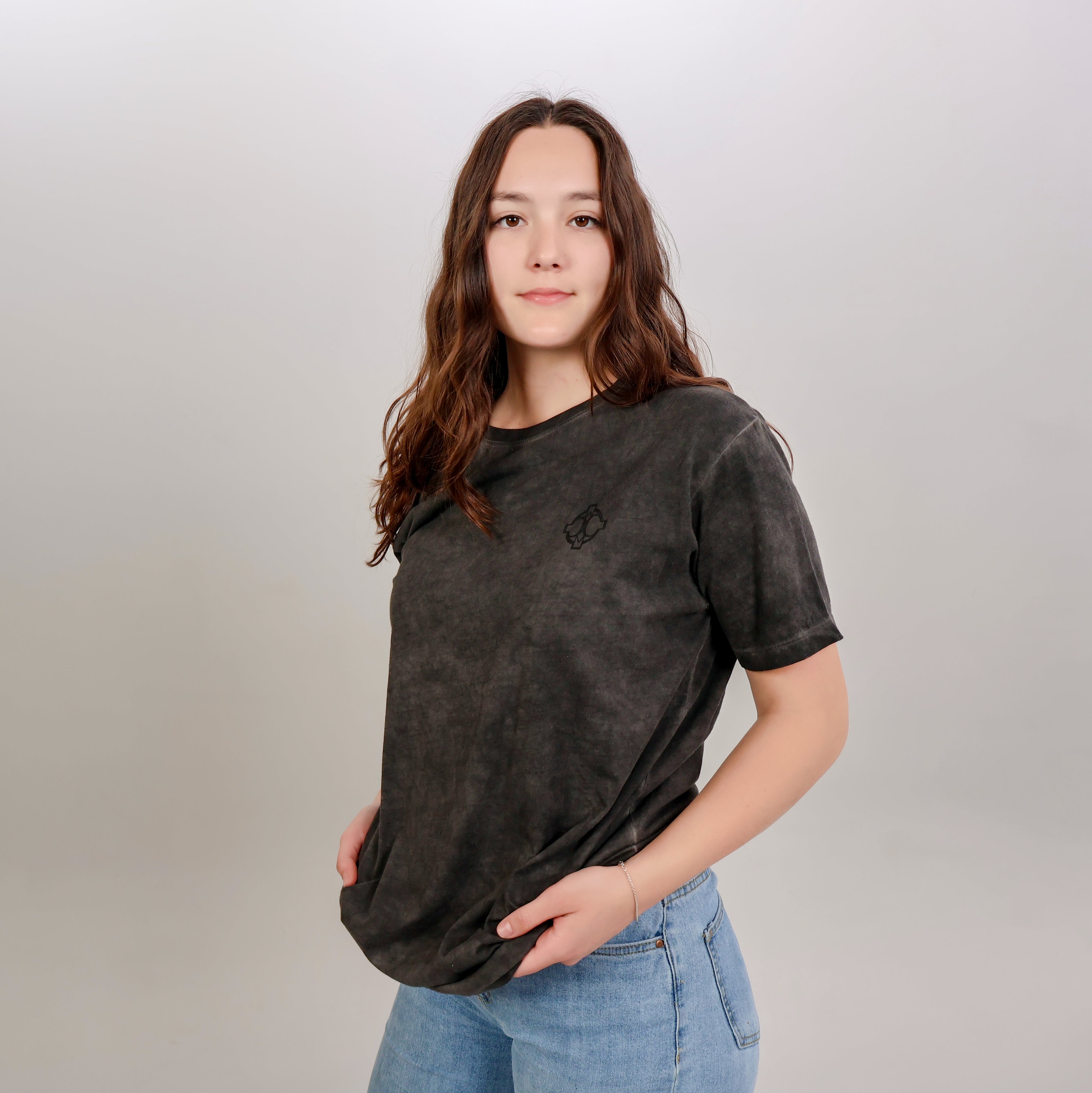 Charming Misfit Acid Wash Tee