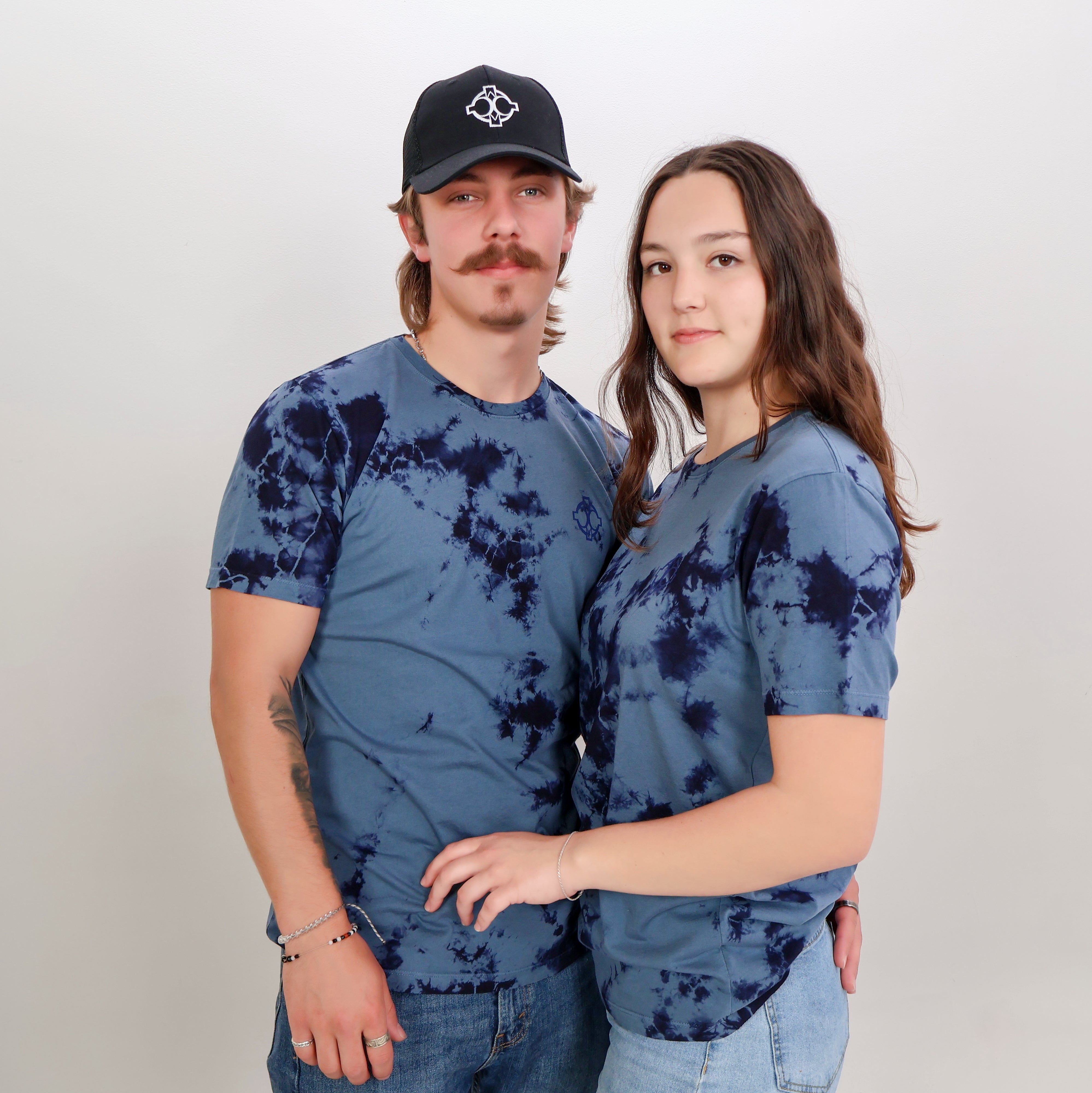 Charming Misfit Blue Dye Tee