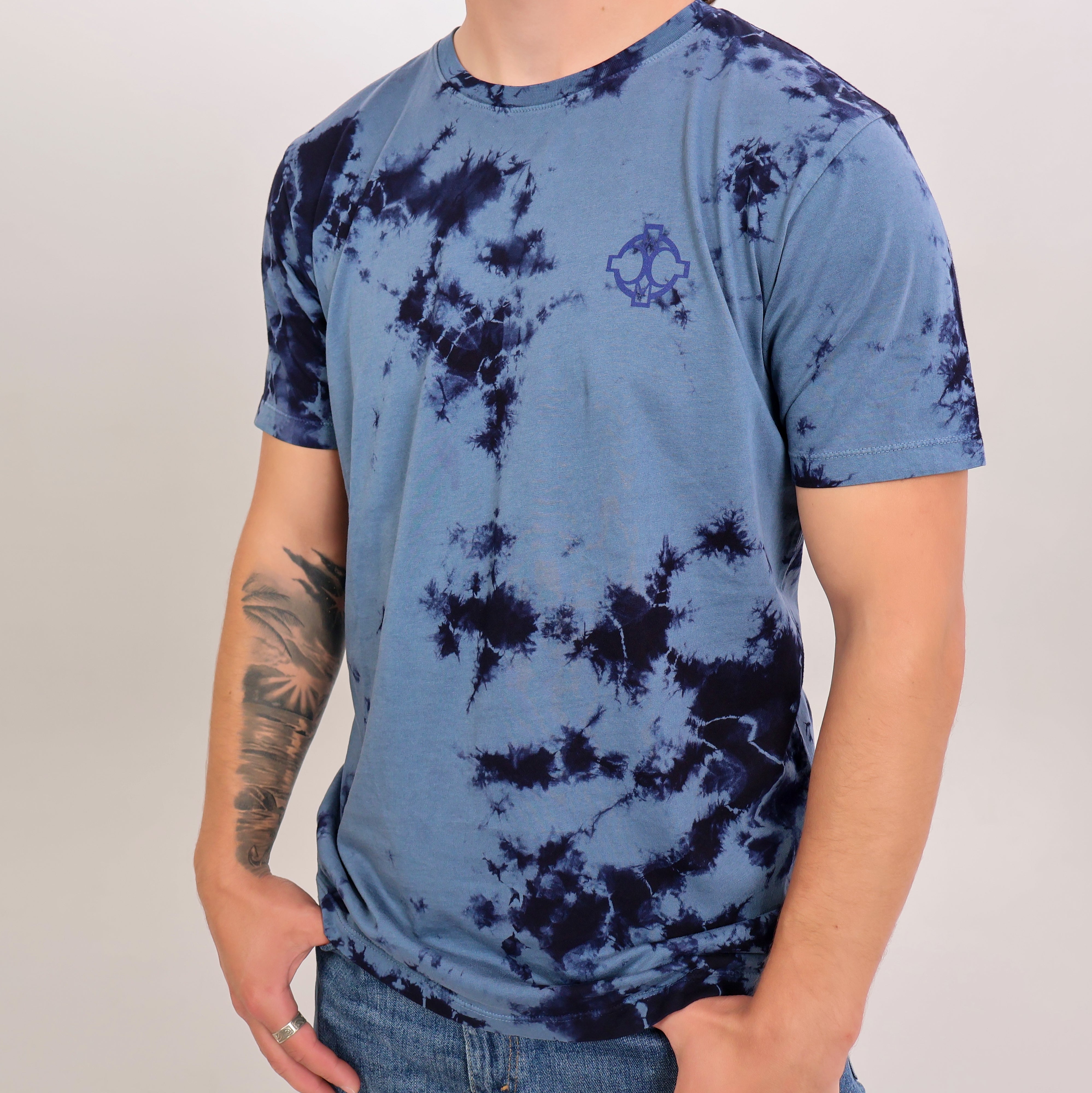 Charming Misfit Blue Dye Tee