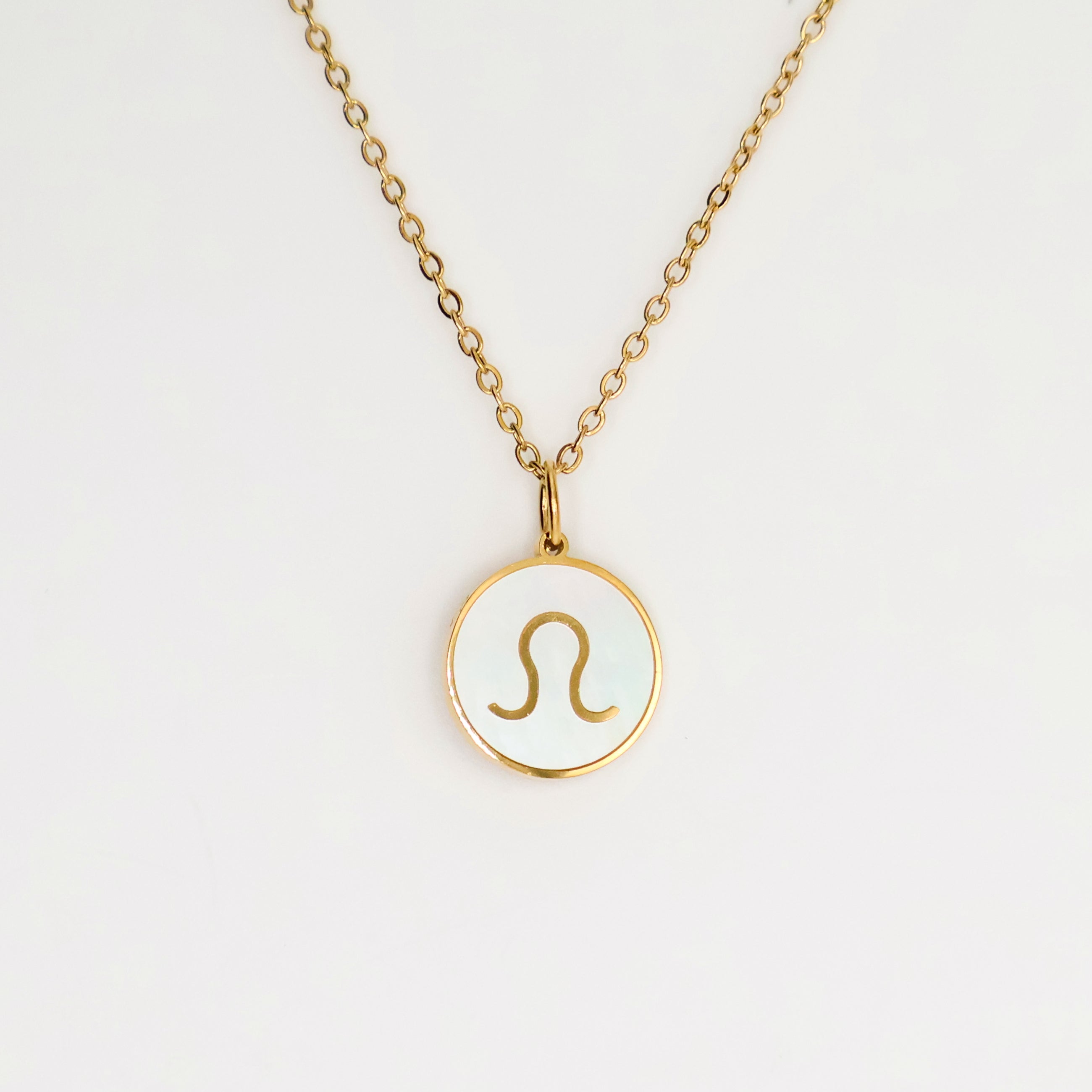 Zodiac Opal Necklace (Gold)