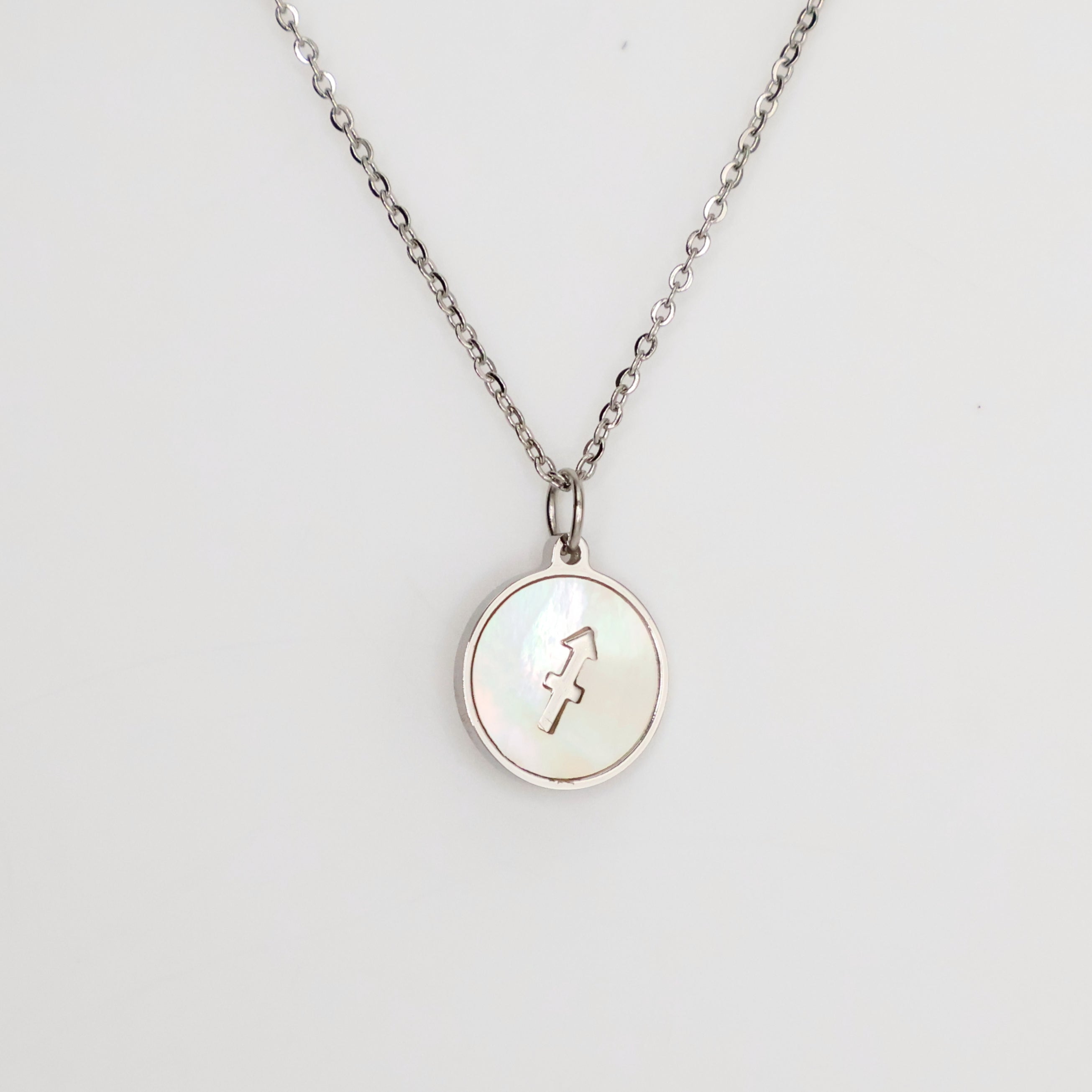 Zodiac Opal Necklace (Silver)