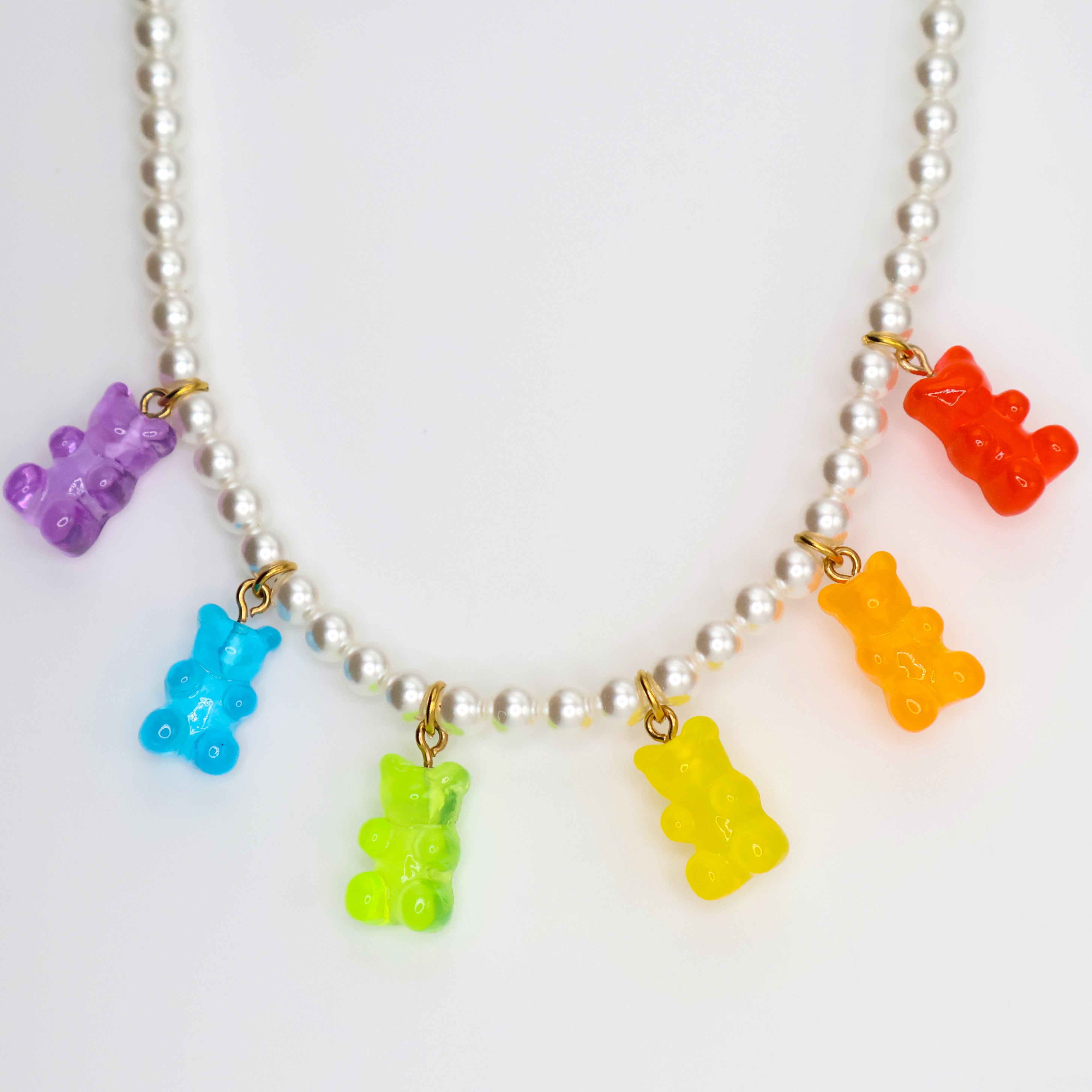 Gummy Bear Pearl Necklace