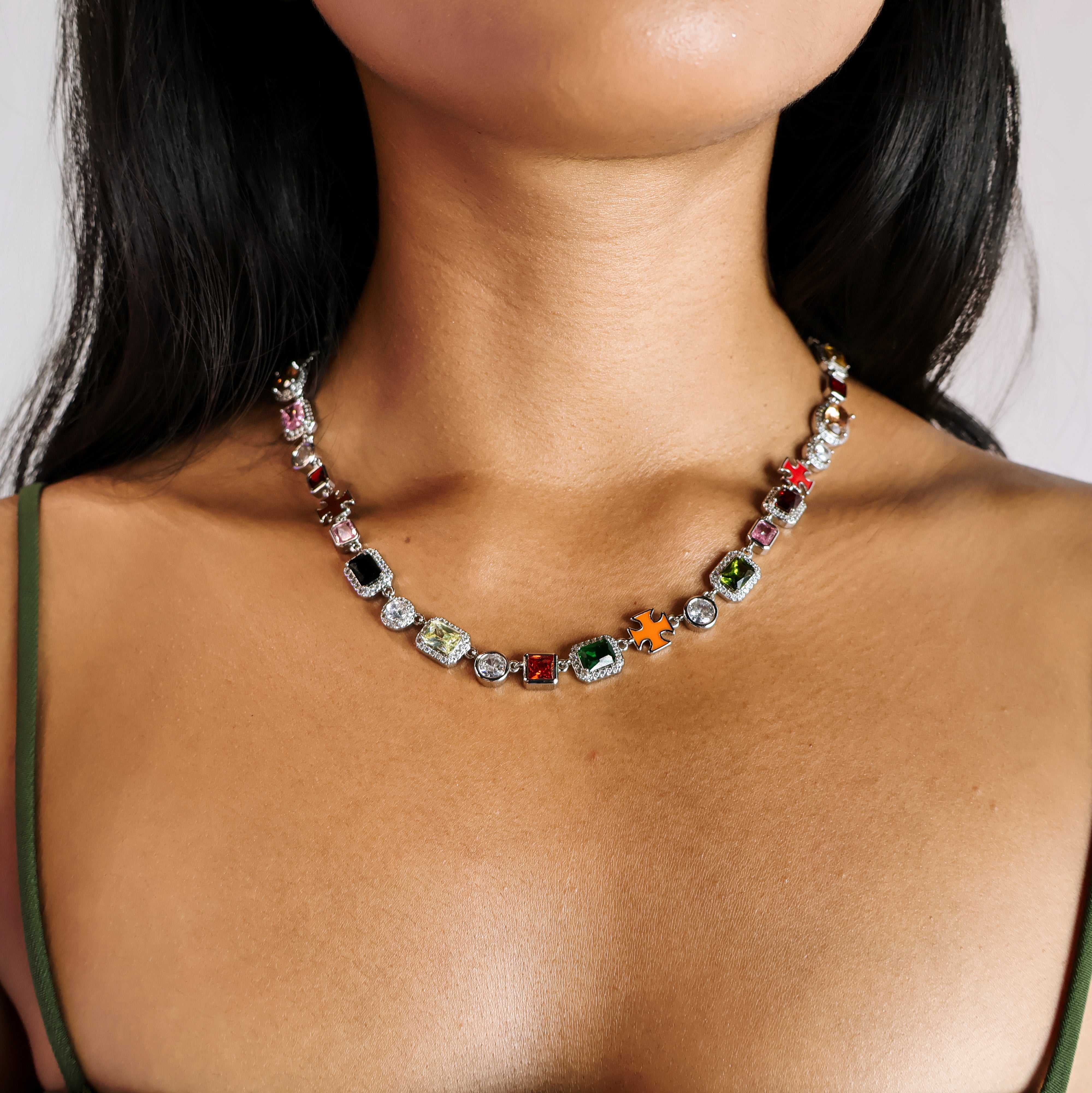 Vanguard Jewel Necklace (Gold)