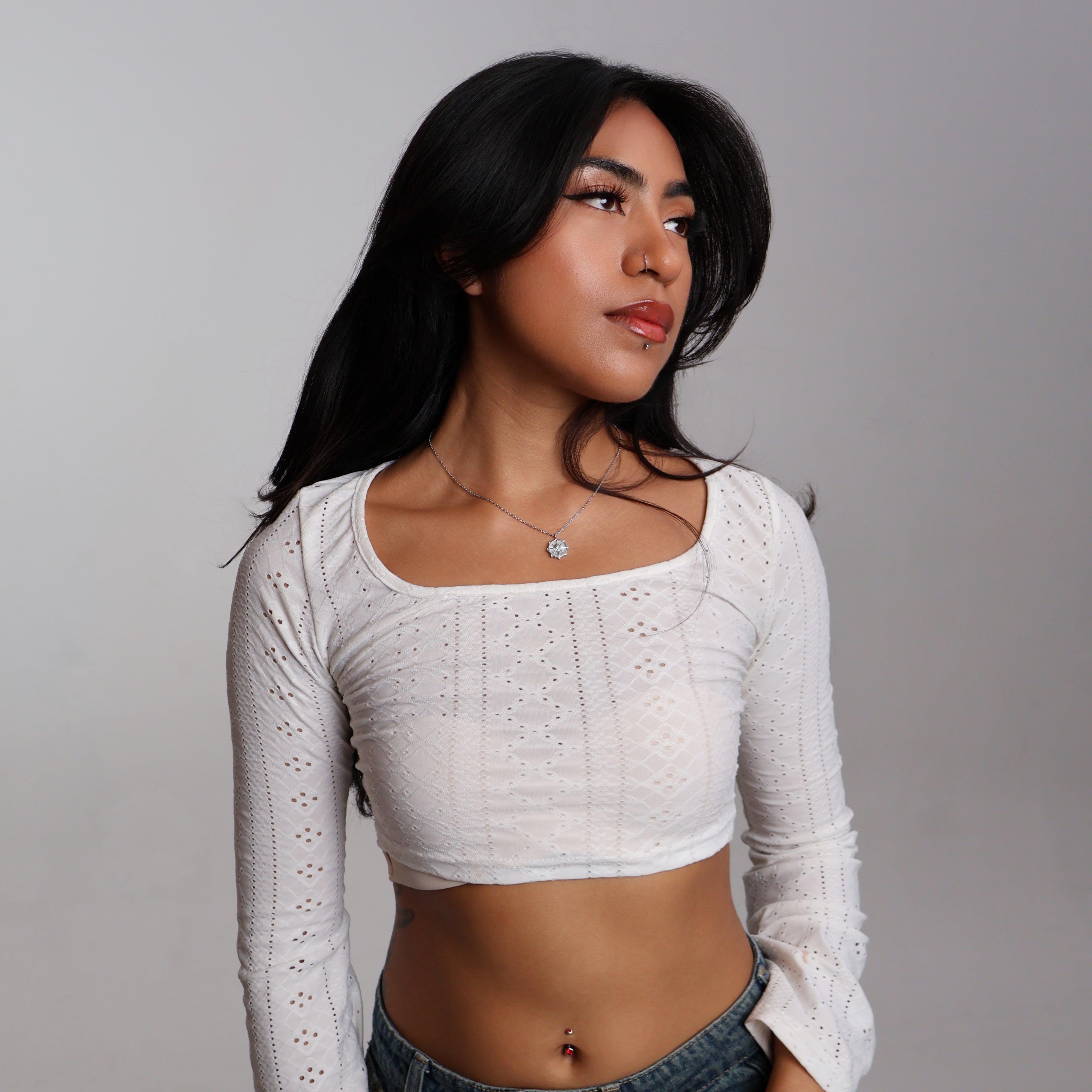 Radiant Star Necklace (Silver)