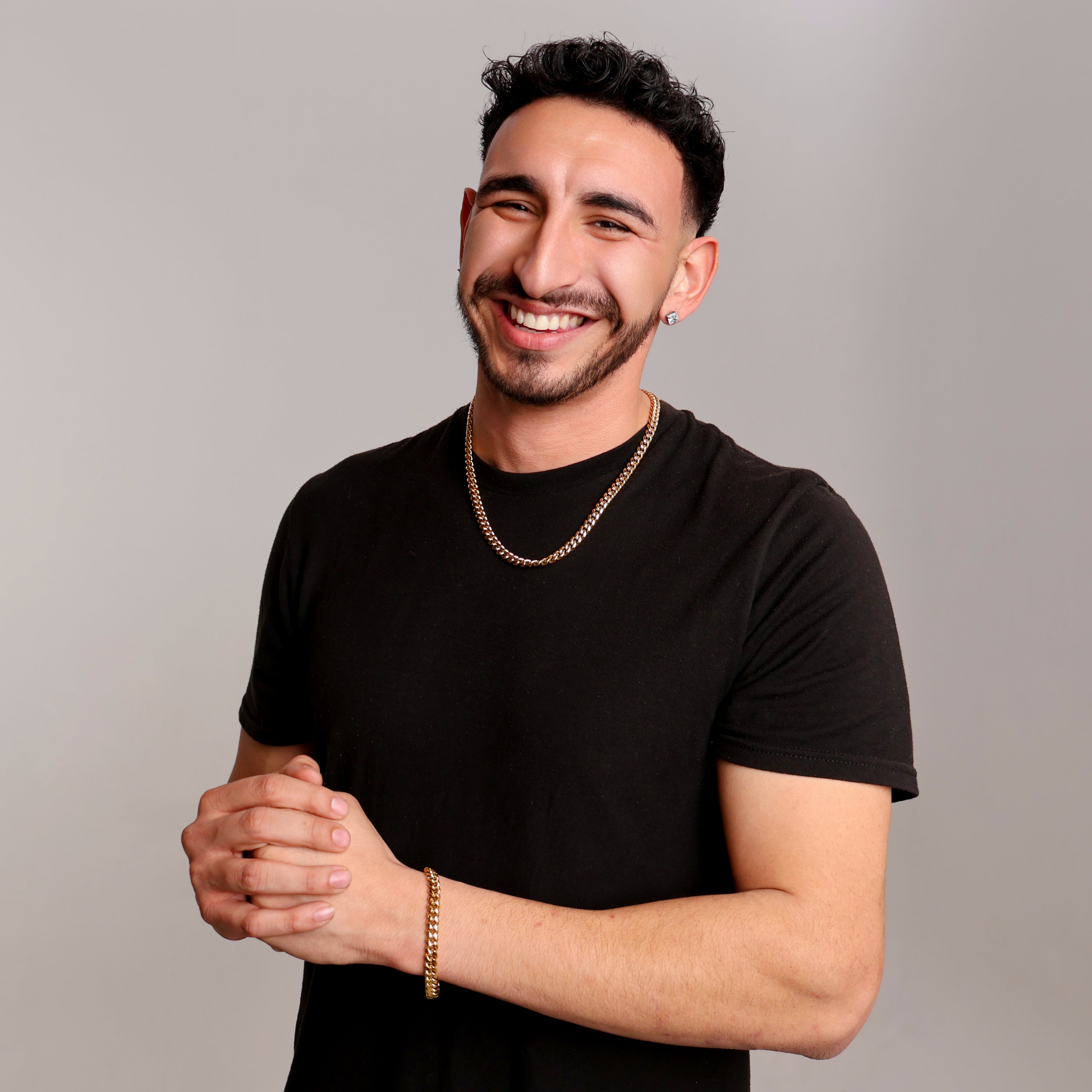 Cuban Link Bracelet (Gold) 8mm