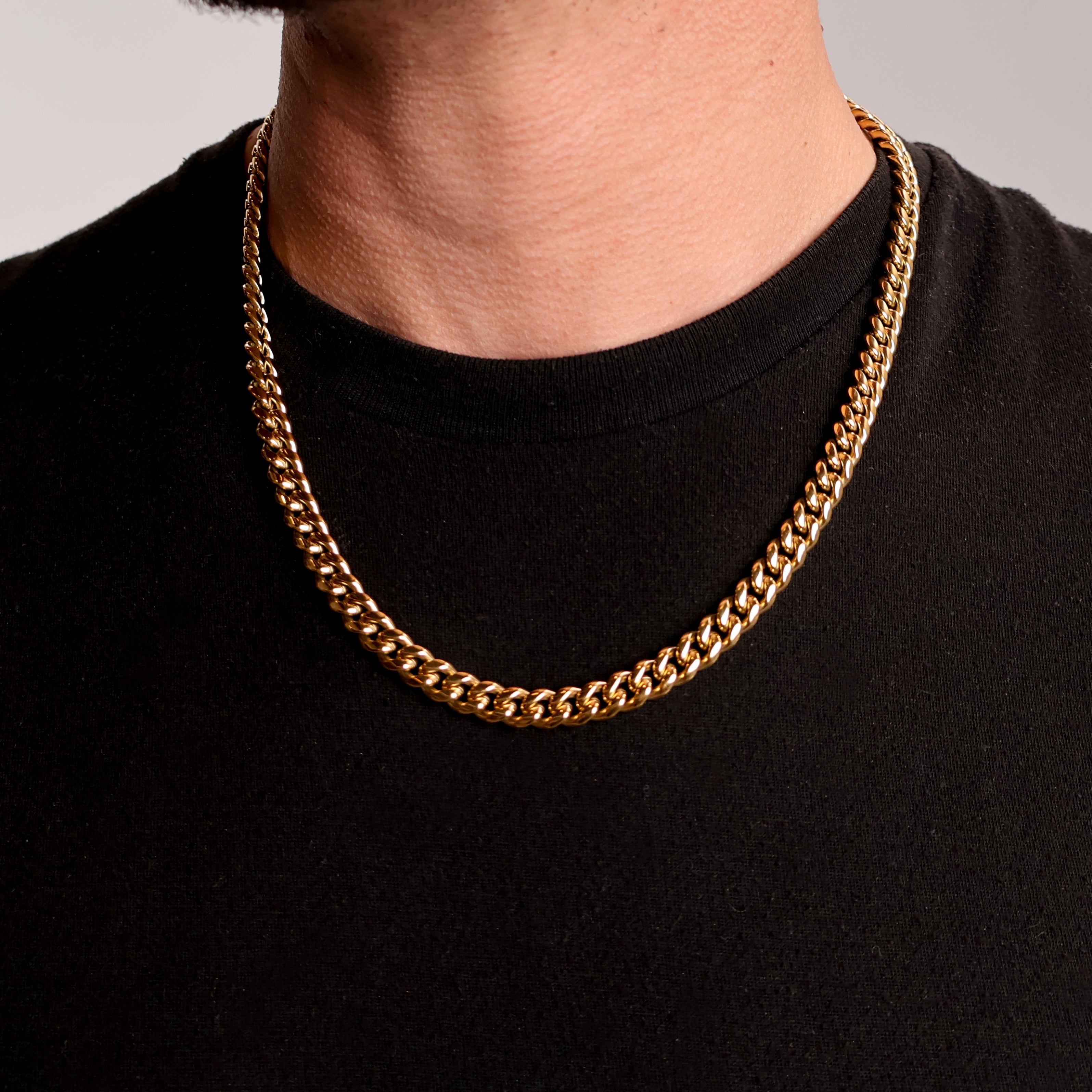 Cuban Link Chain (Gold) 8mm