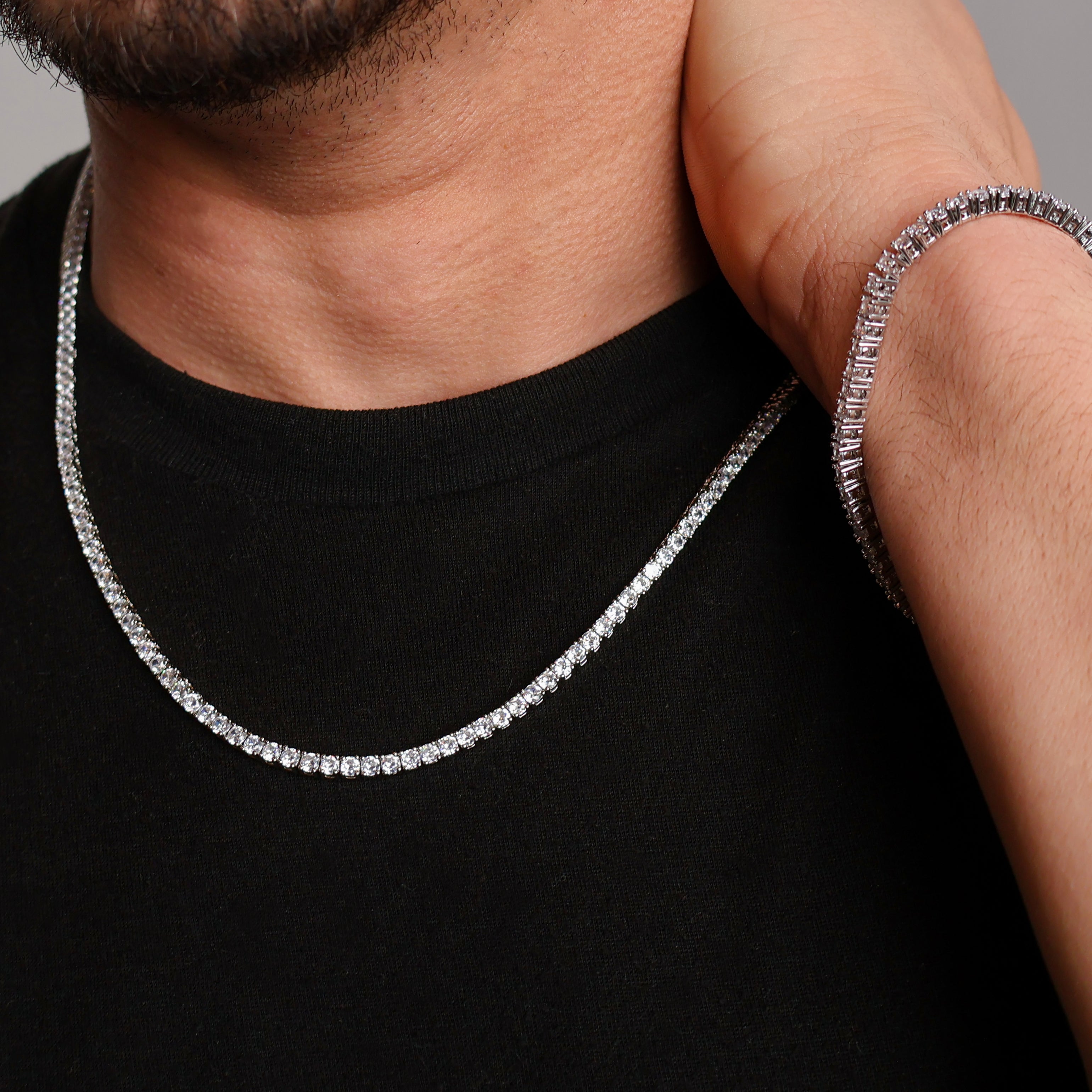 Tennis Bracelet (Silver) 3mm
