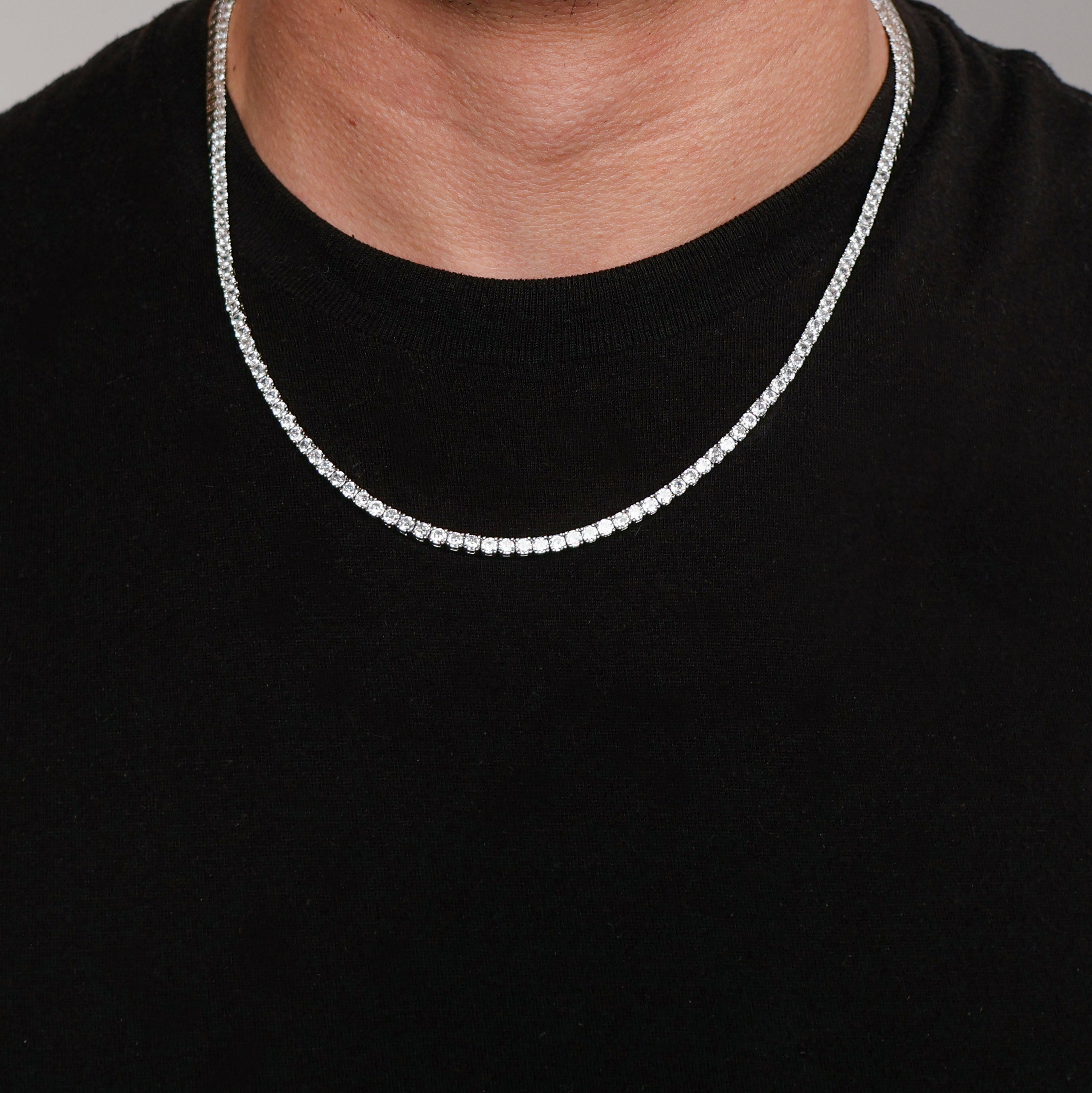 Tennis Chain (Silver) 3mm