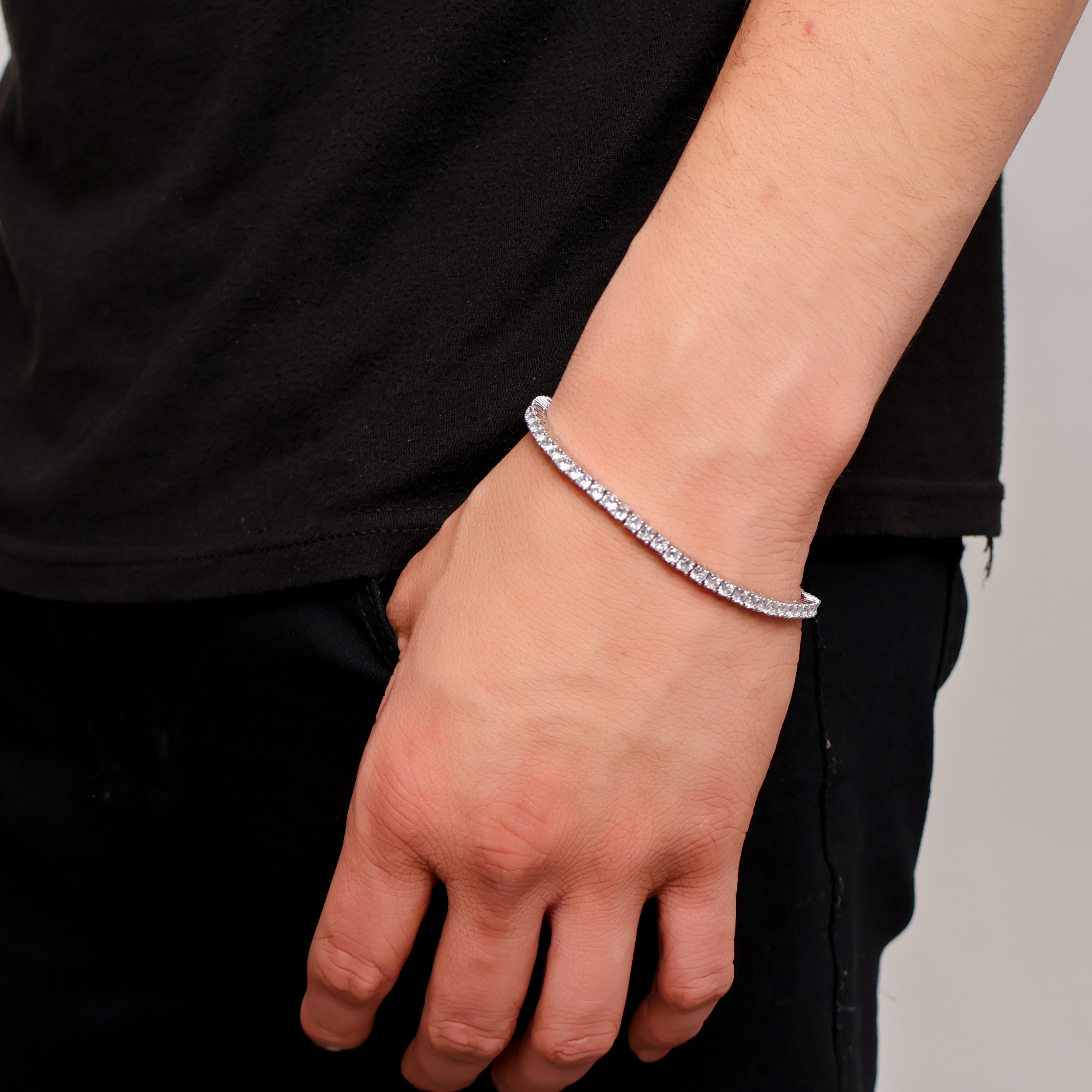 Tennis Bracelet (Silver) 3mm
