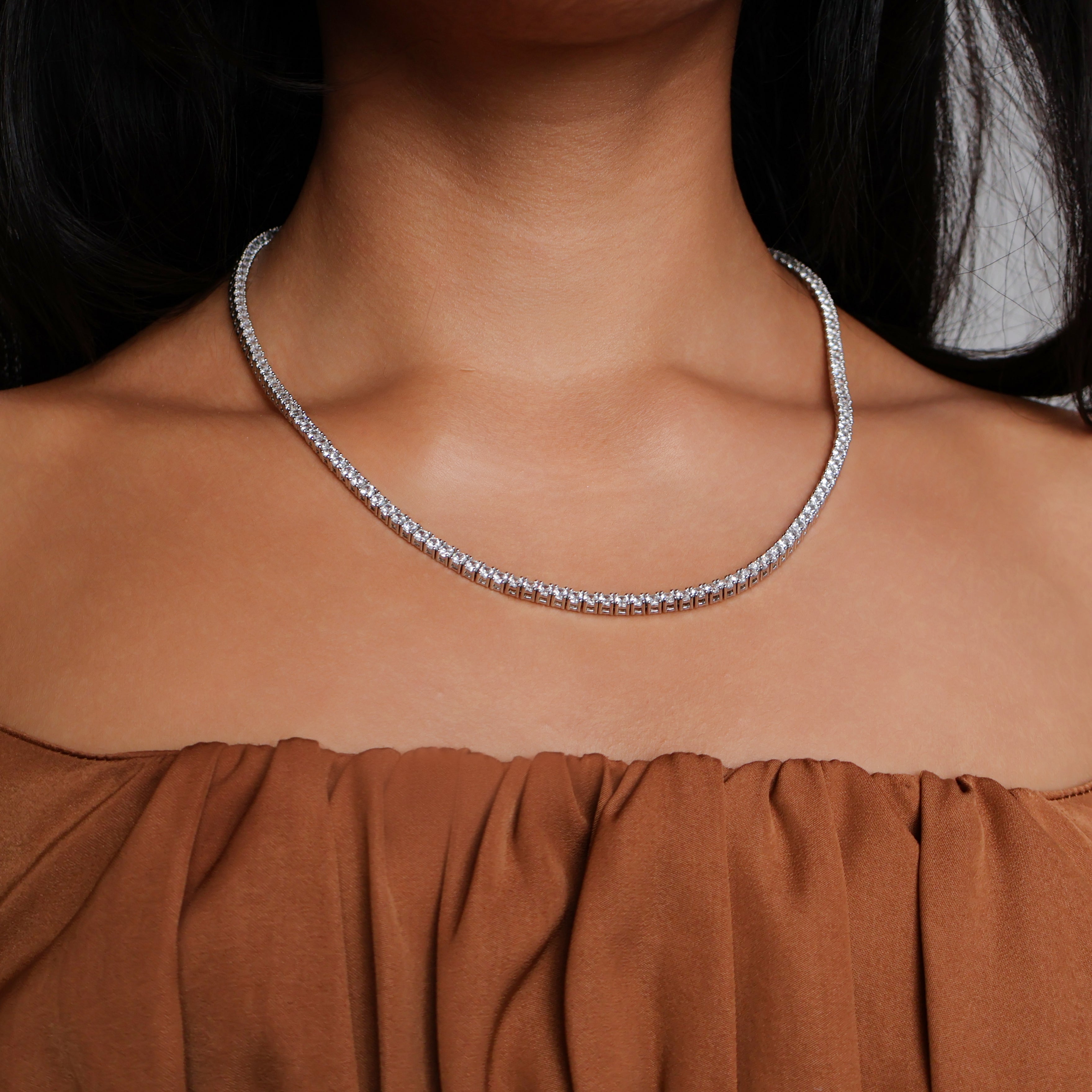 Tennis Chain (Silver) 3mm