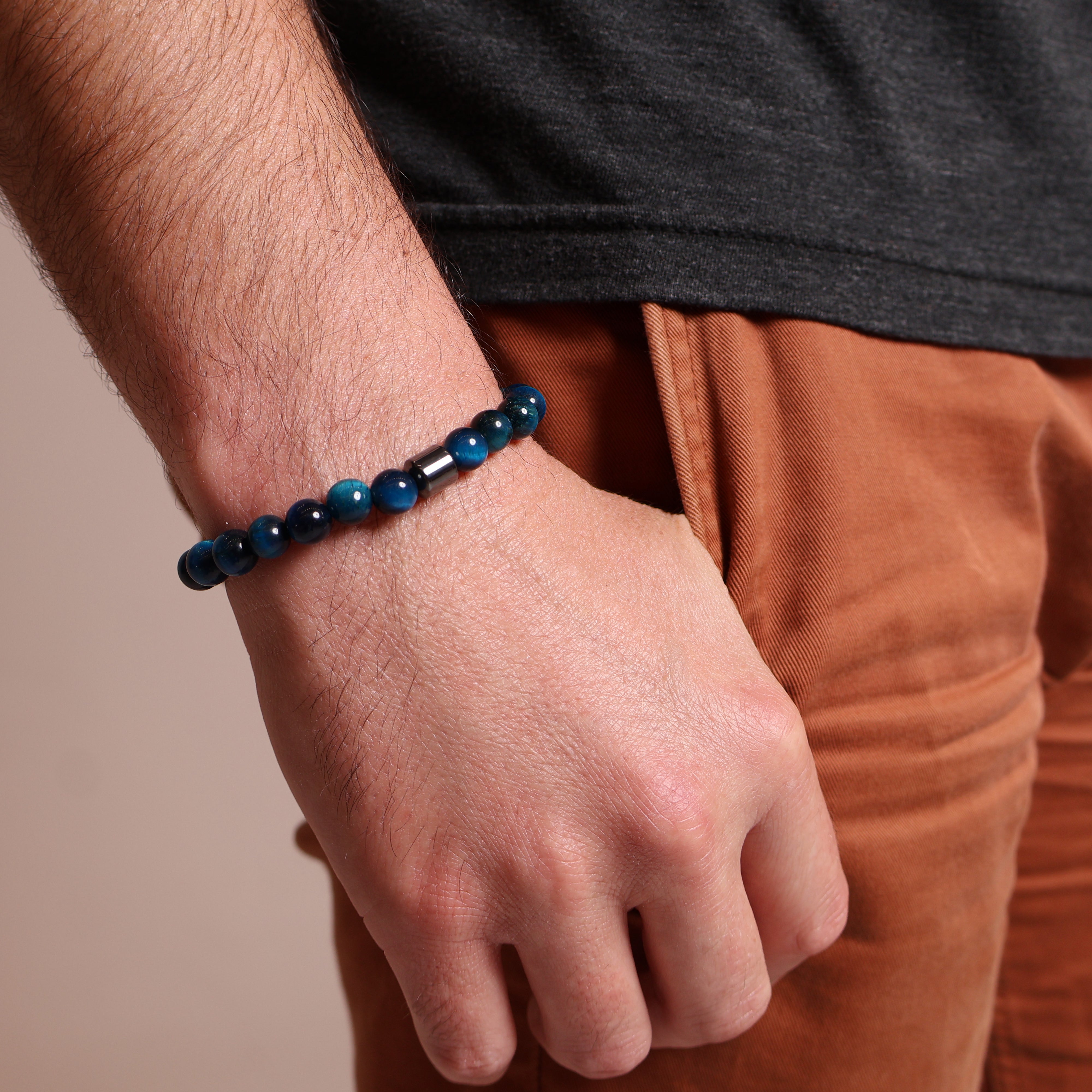 Lake Tiger’s Eye Bead Bracelet