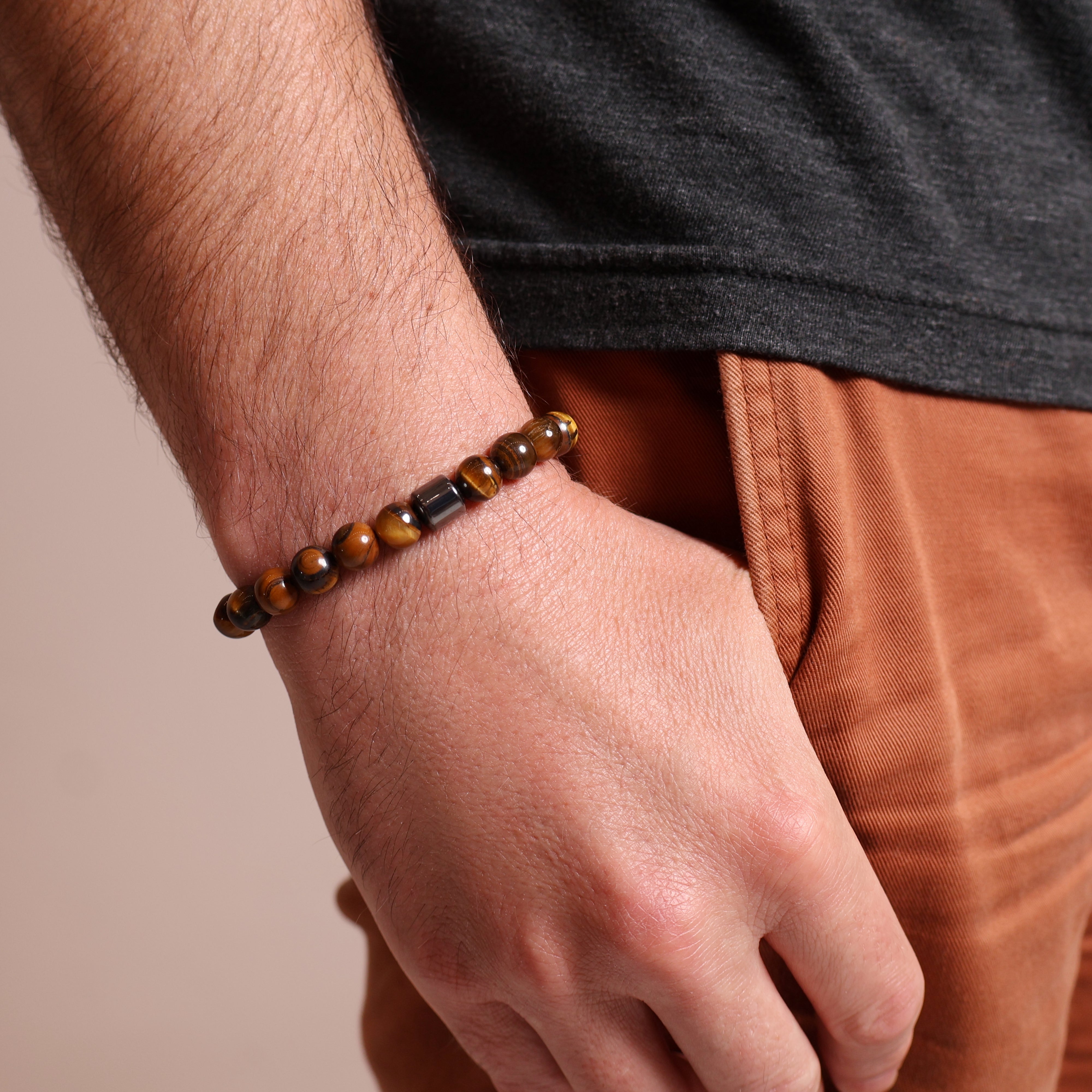 Tiger’s Eye Bead Bracelet