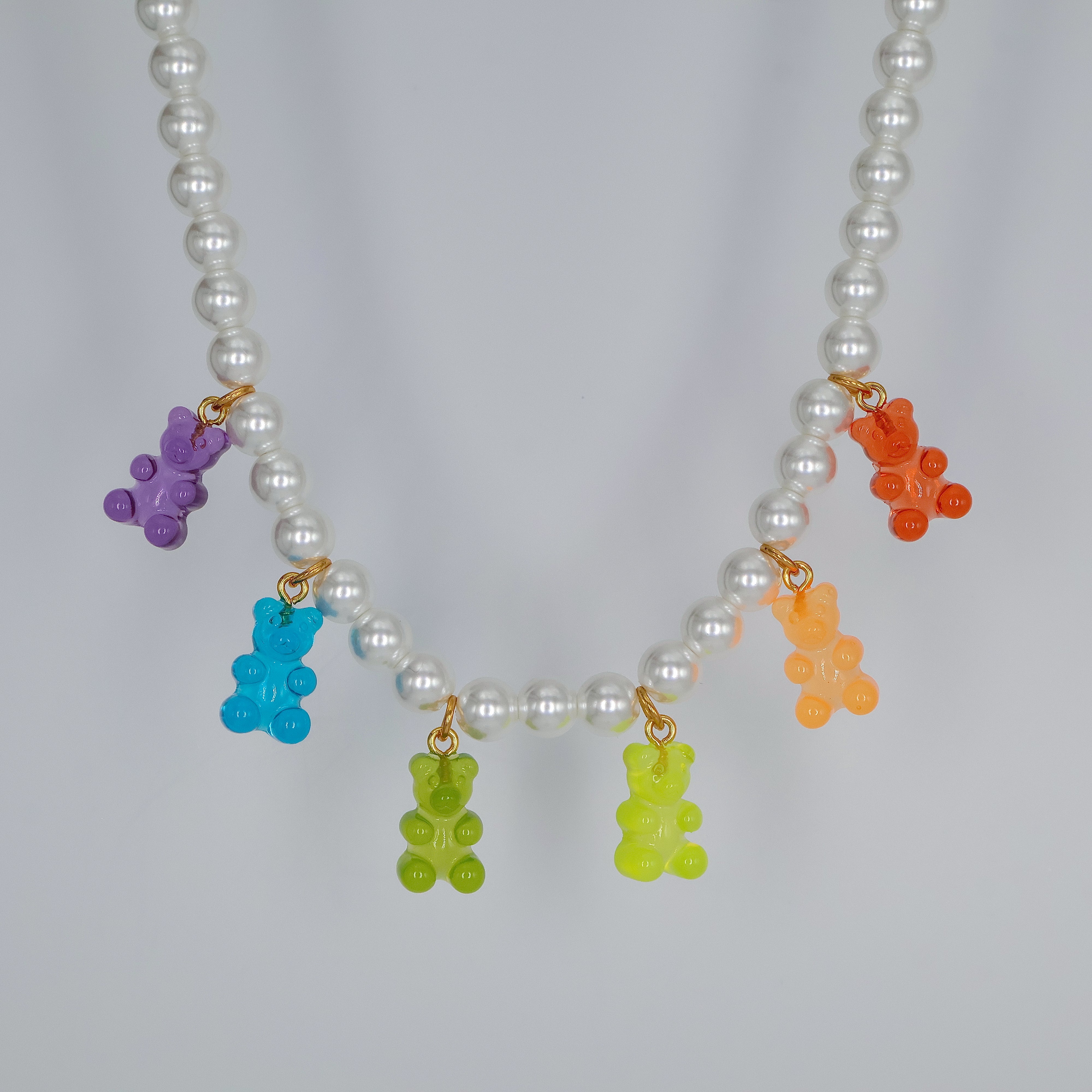 Gummy Bear Pearl Necklace
