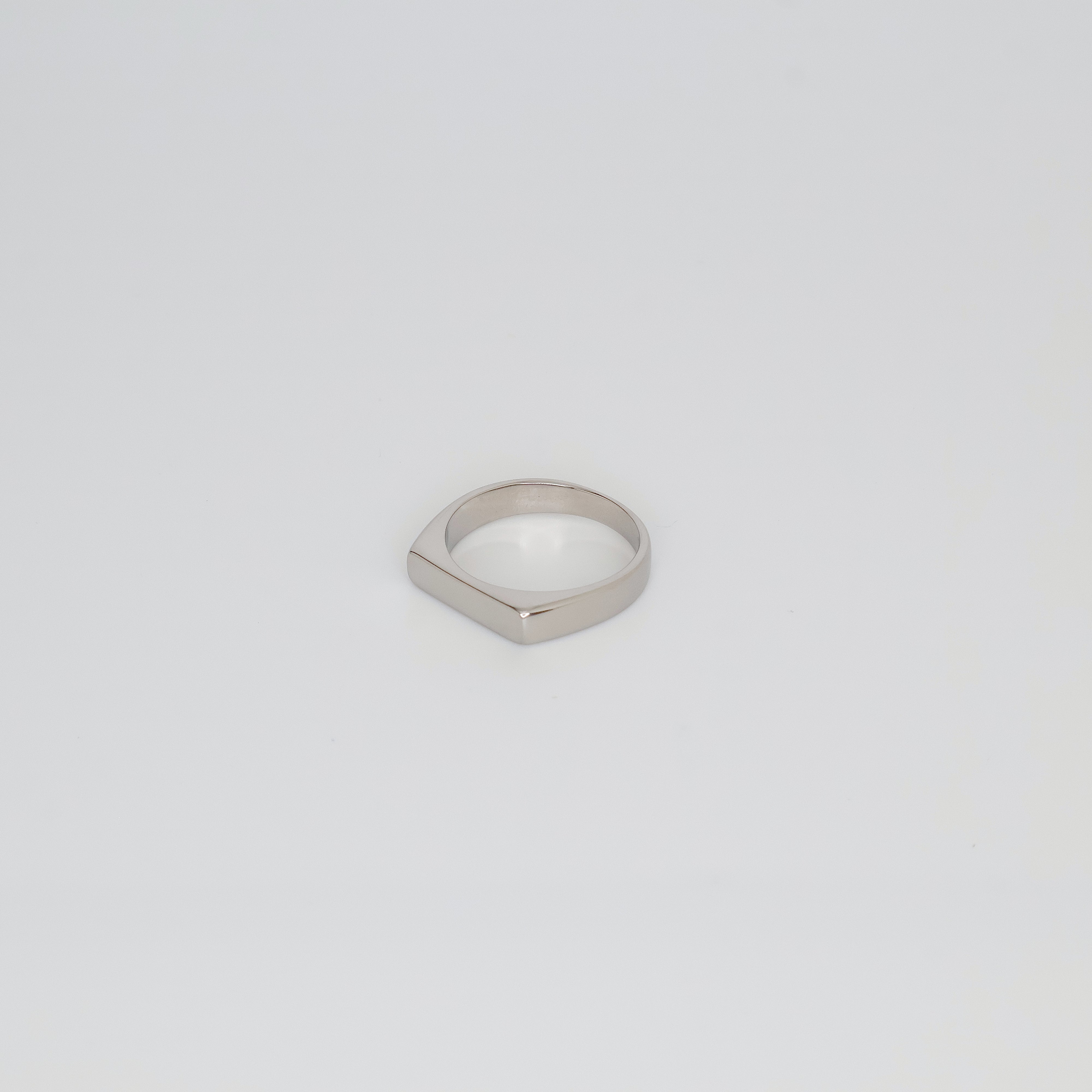 Flat Band Ring (Silver)