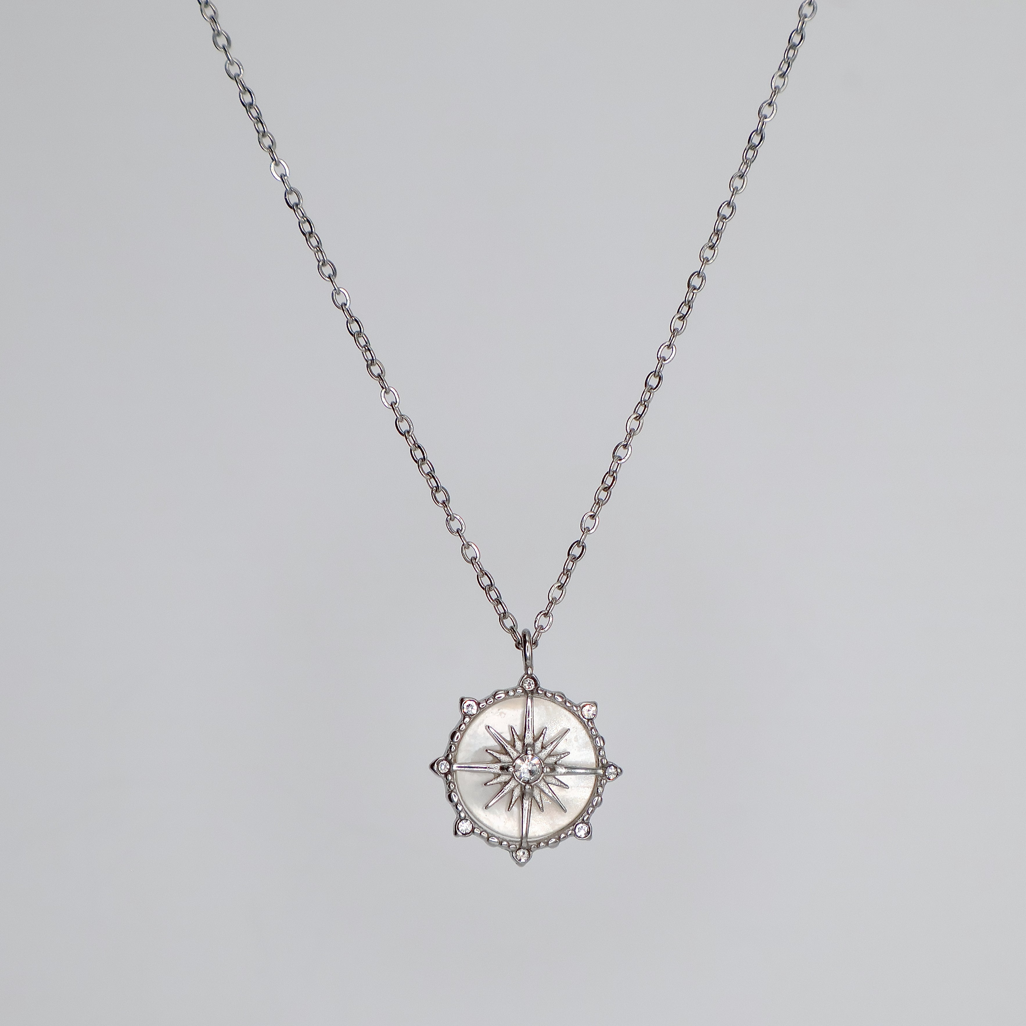 Radiant Star Necklace (Silver)