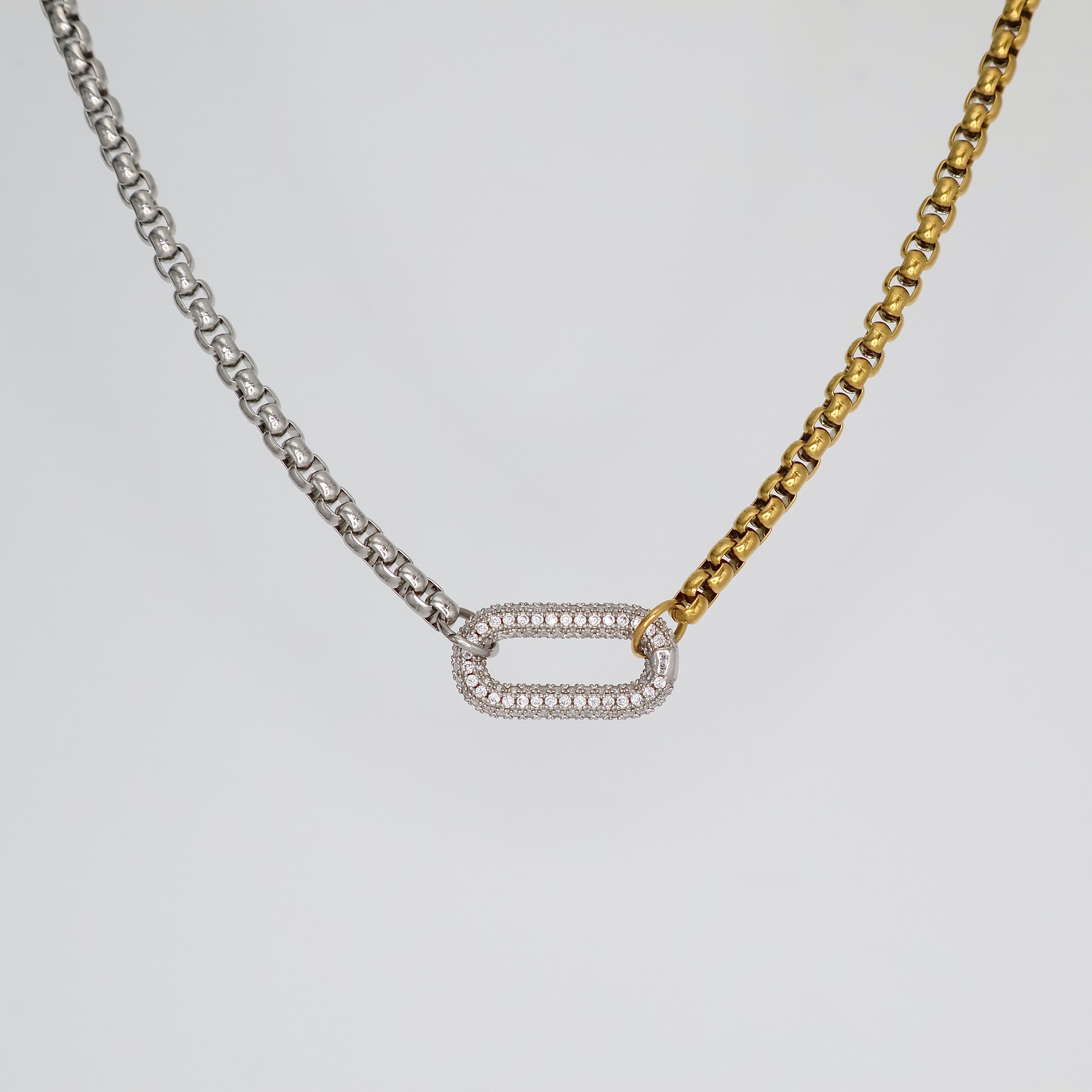 Unity Link Choker Necklace (Gold & Silver)