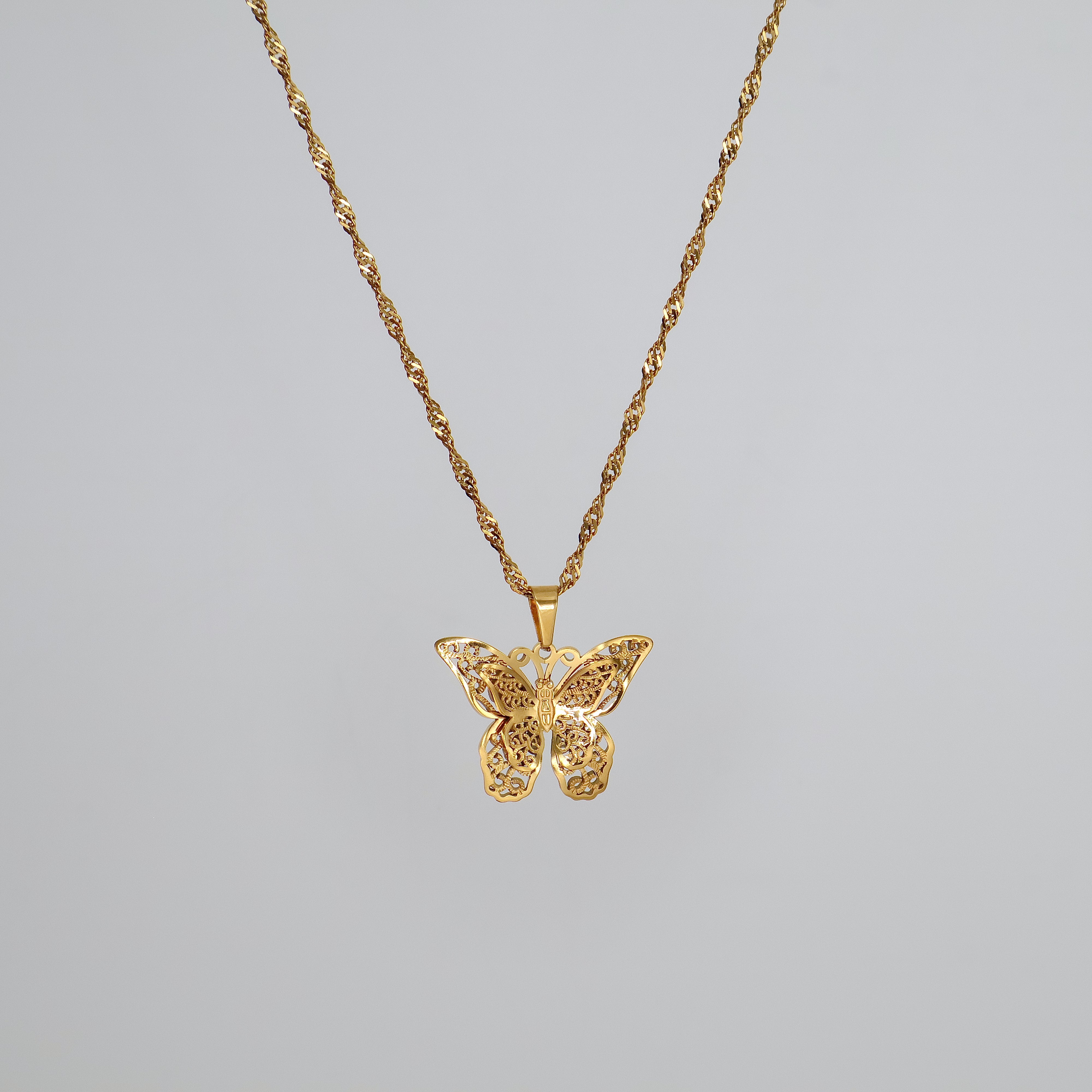 Butterfly Necklace (Gold)