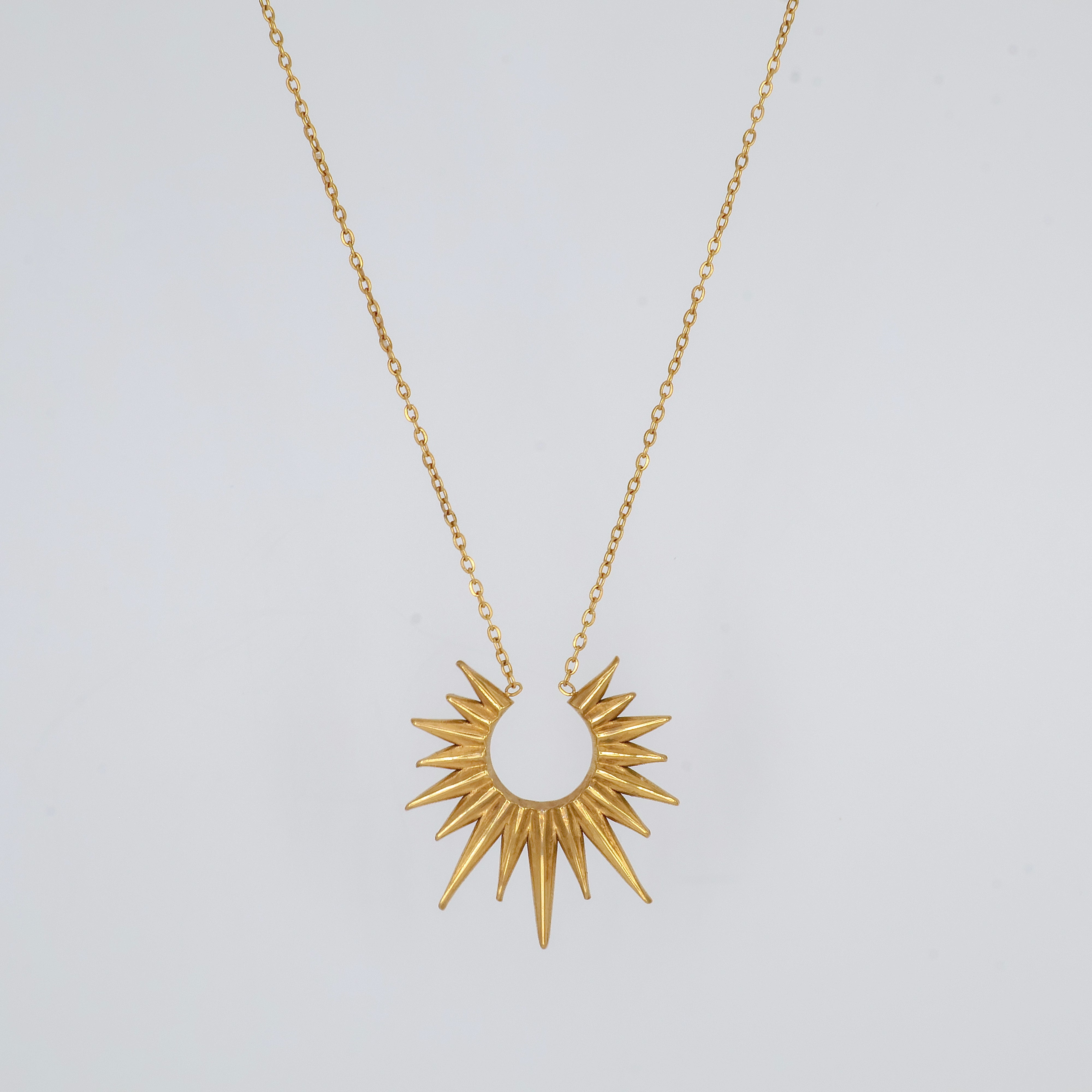 Sunburst Necklace (Gold)