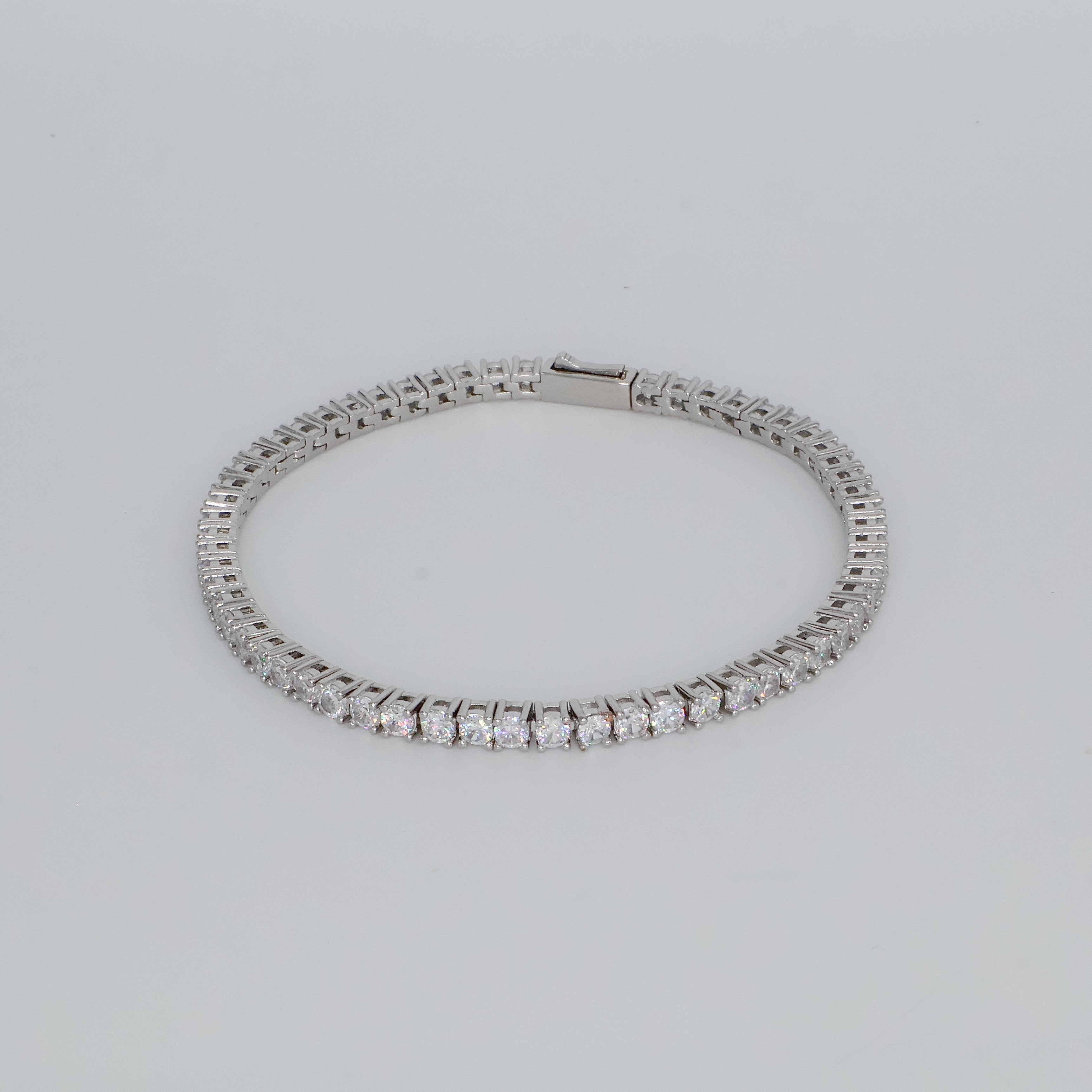 Tennis Bracelet (Silver) 3mm