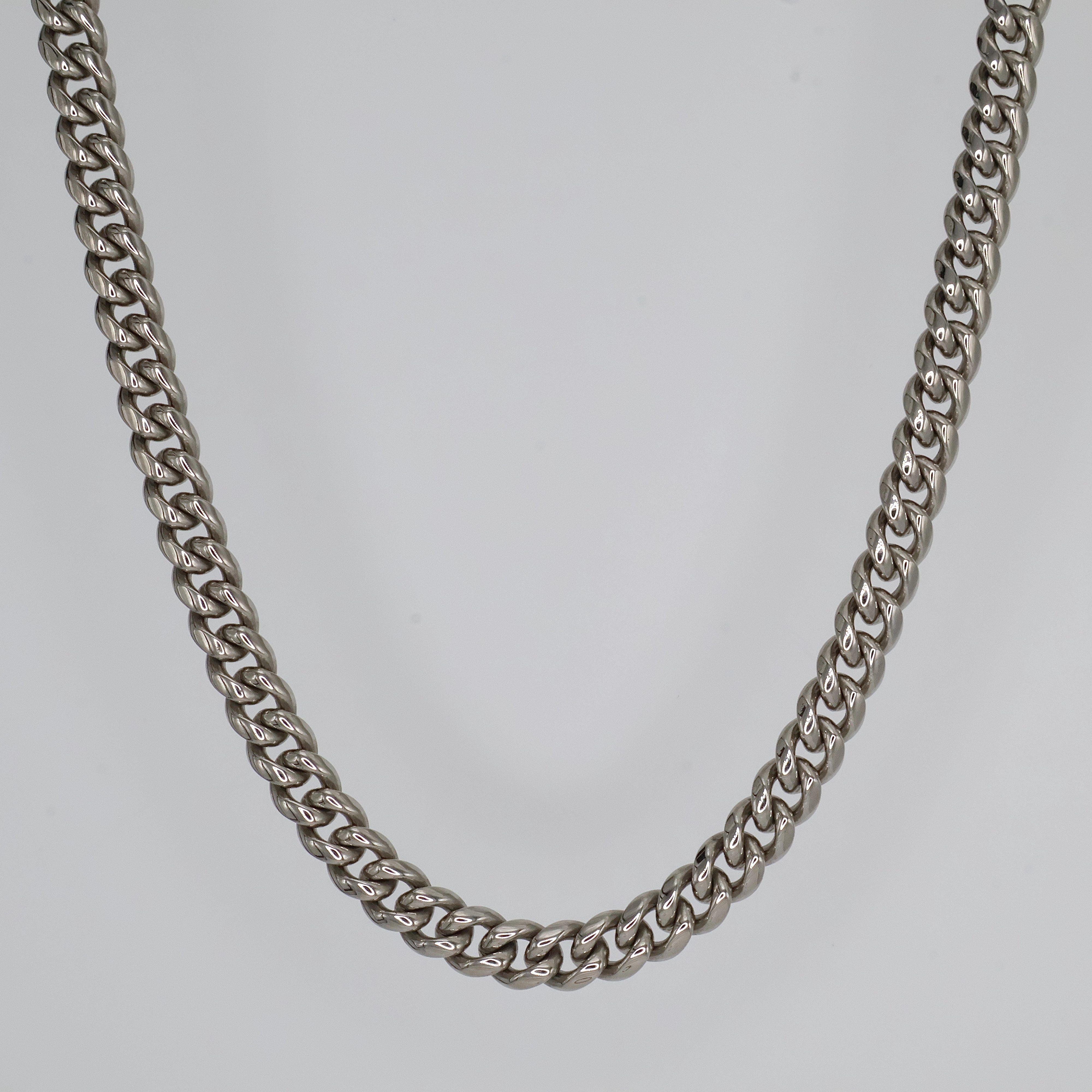 Cuban Link Chain (Silver) 8mm