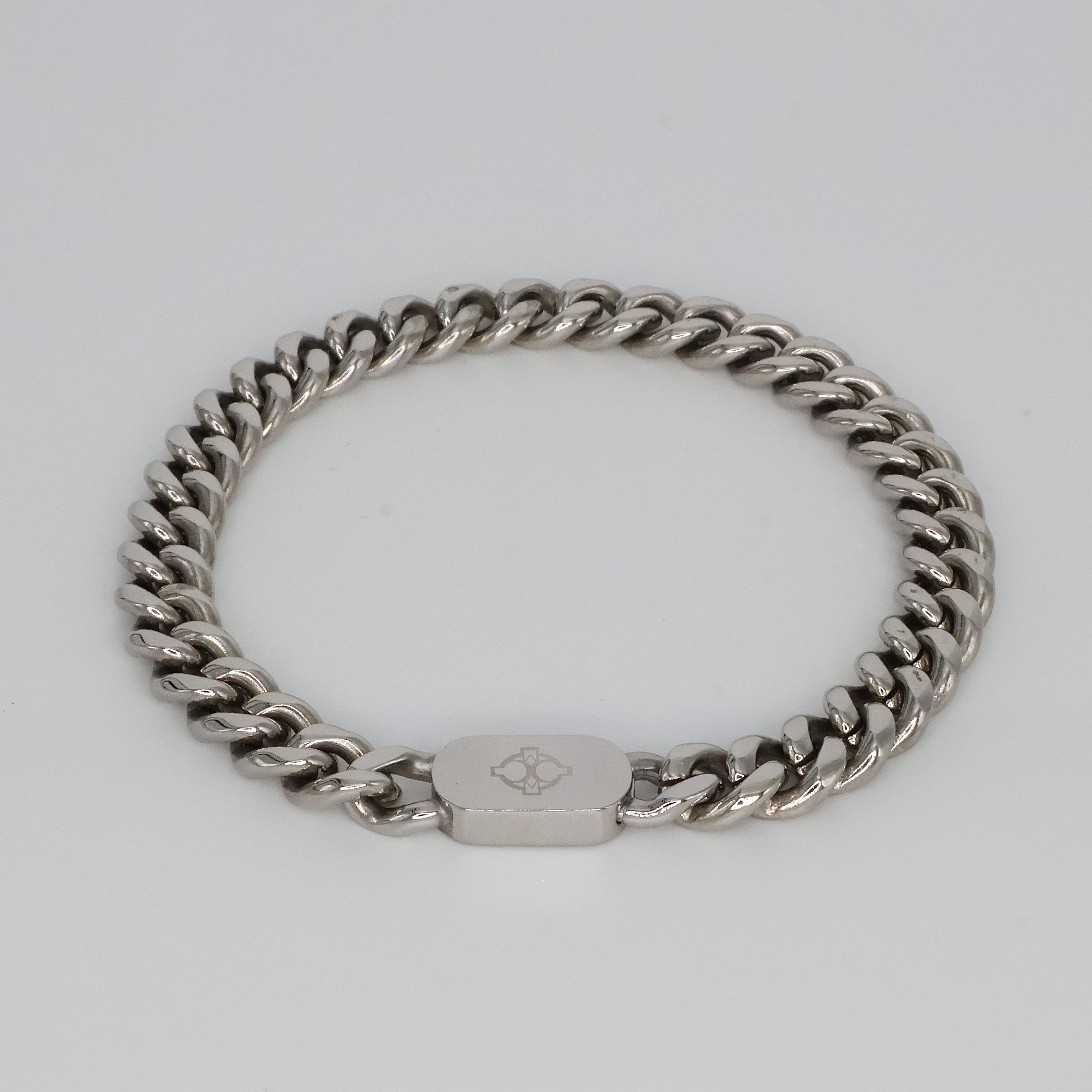 Cuban Link Bracelet (Silver) 8mm