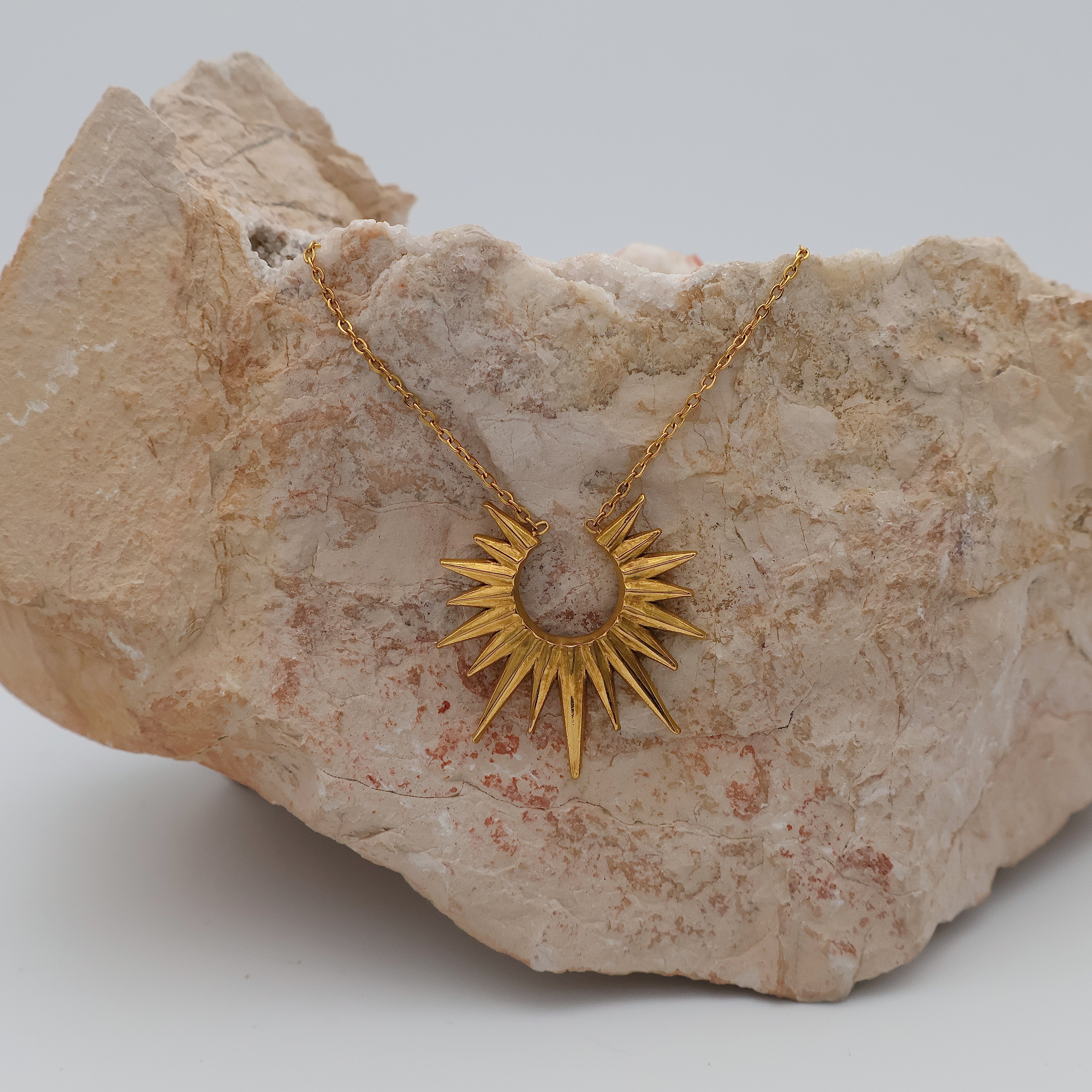 Sunburst Necklace (Gold)