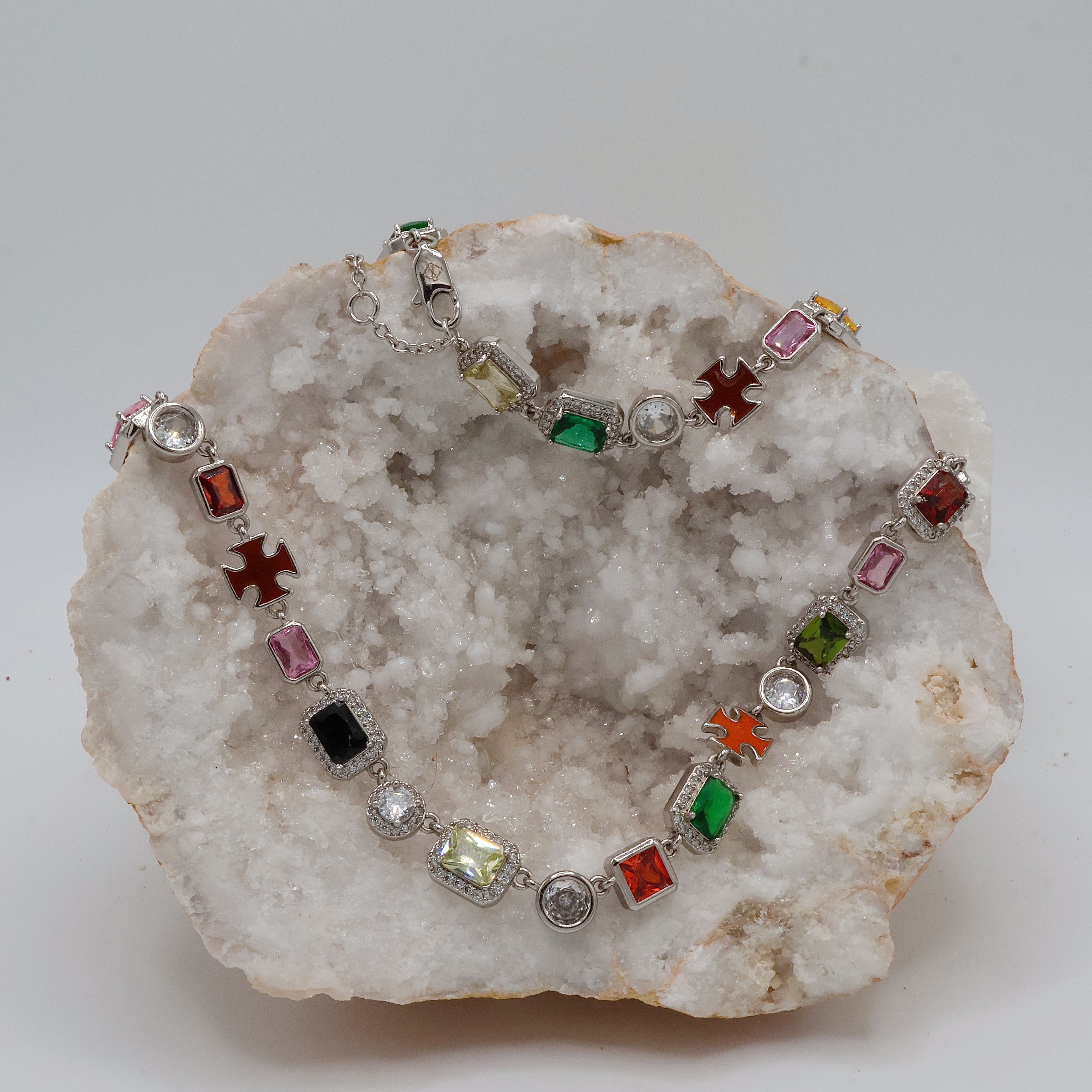 Vanguard Jewel Necklace (Silver)