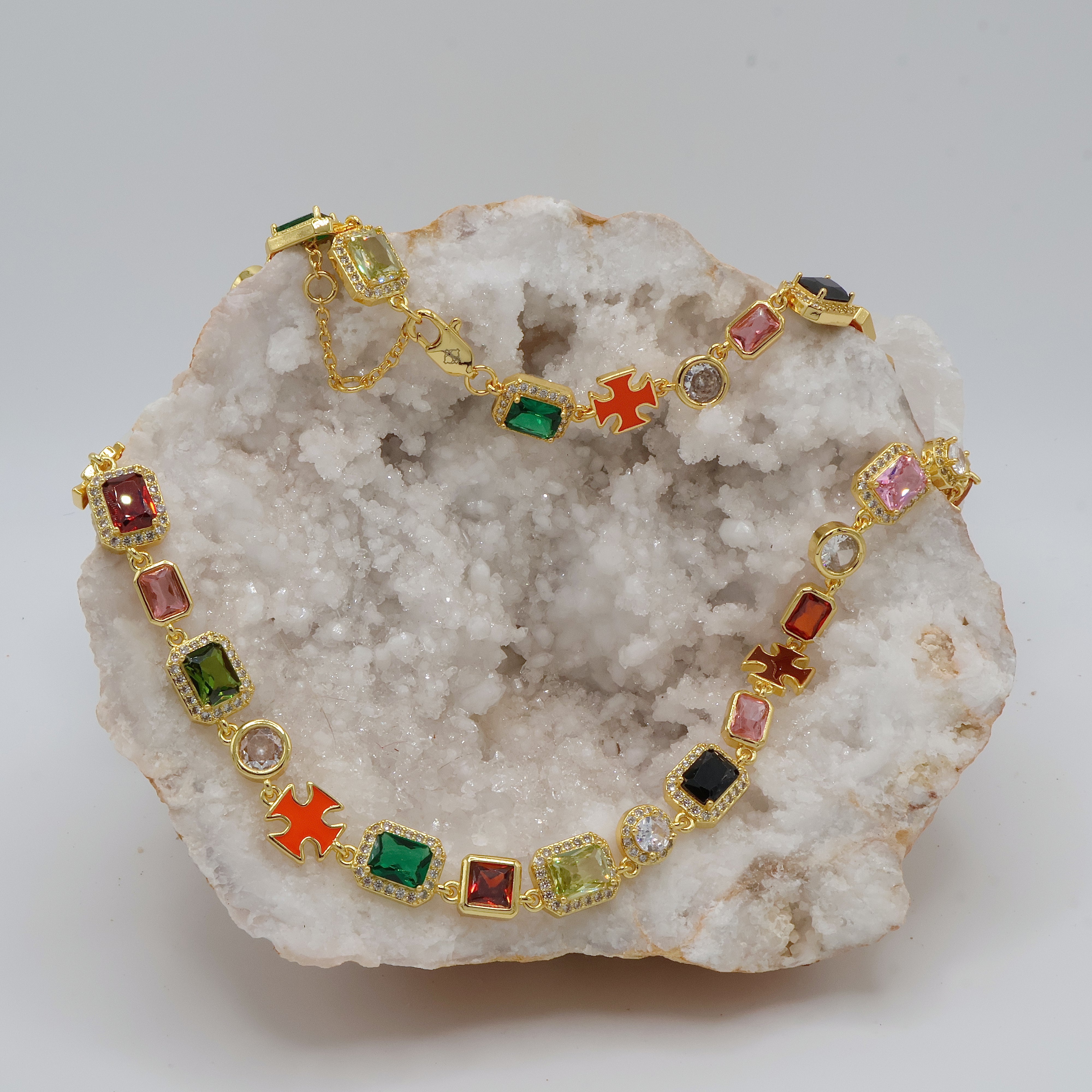 Vanguard Jewel Necklace (Gold)