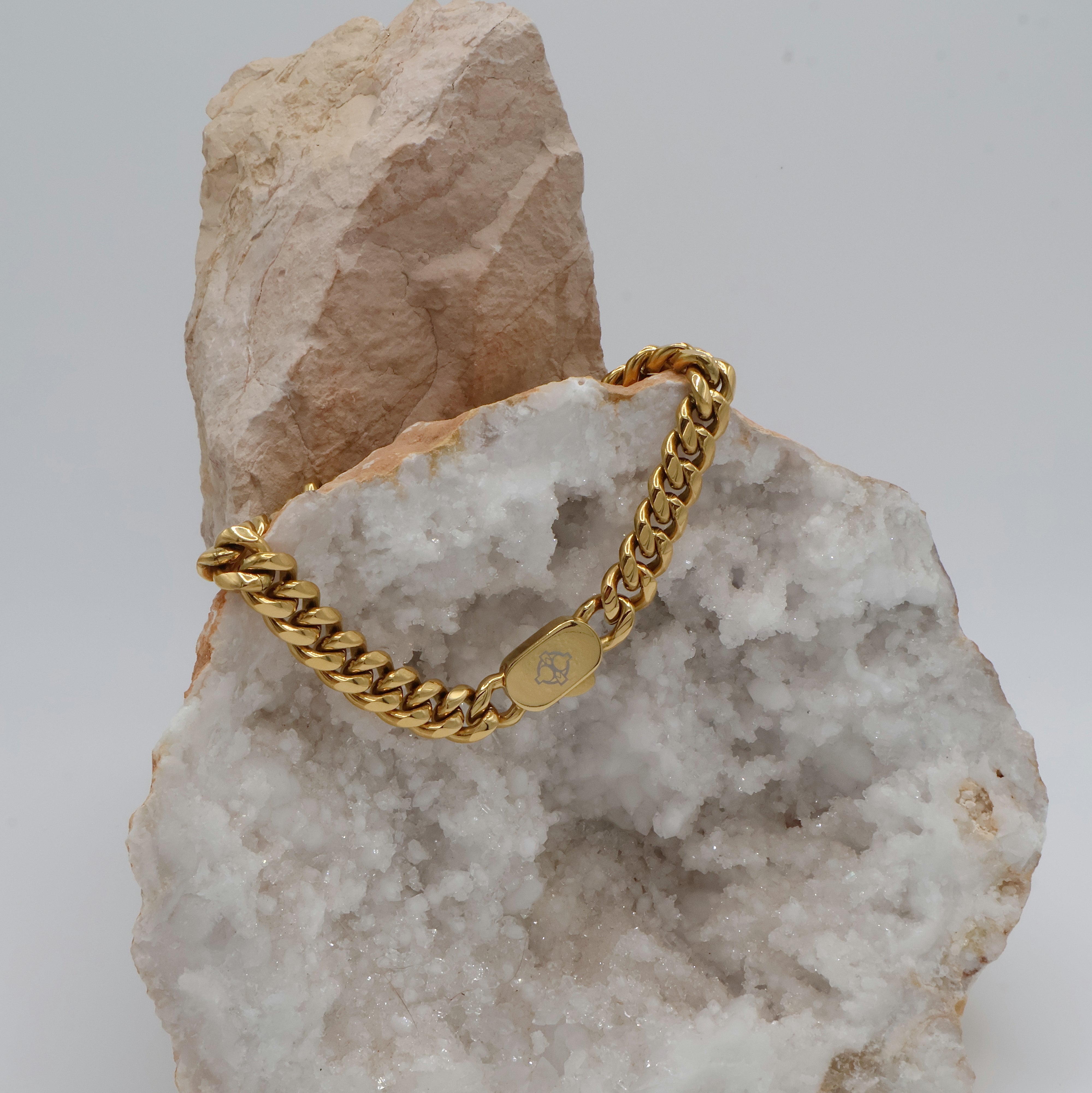Cuban Link Bracelet (Gold) 8mm