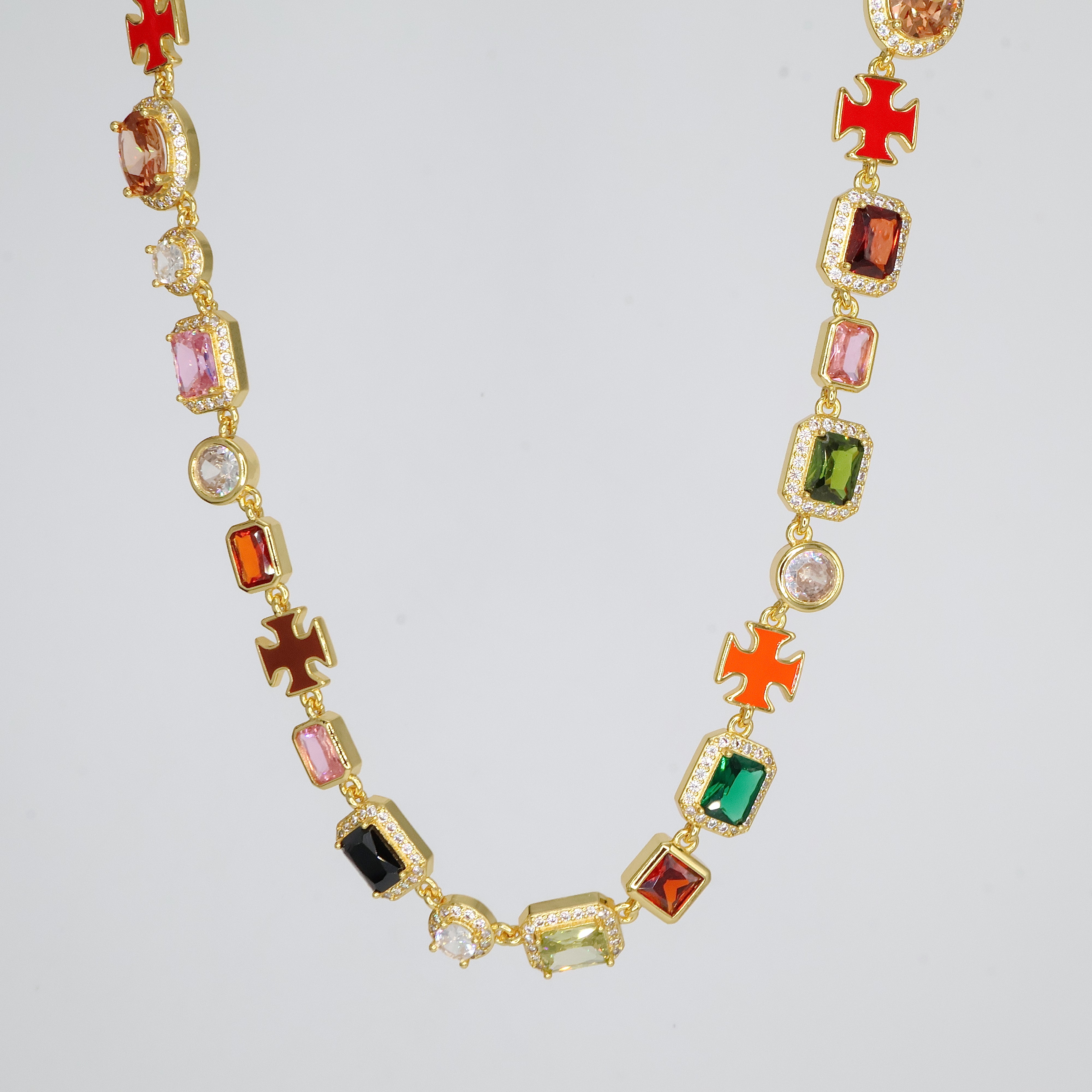 Vanguard Jewel Necklace (Gold)