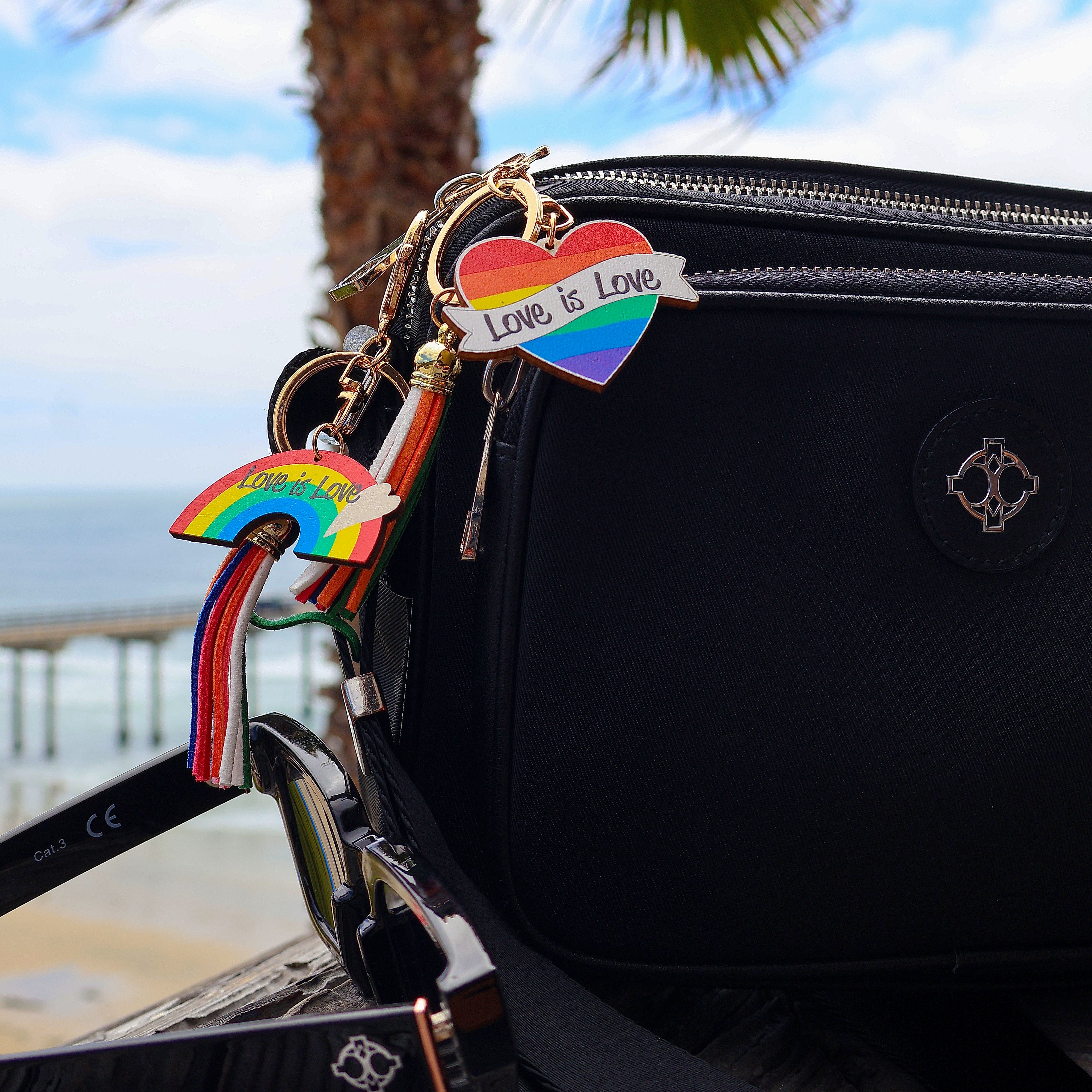 Pride Rainbow Bag Charm