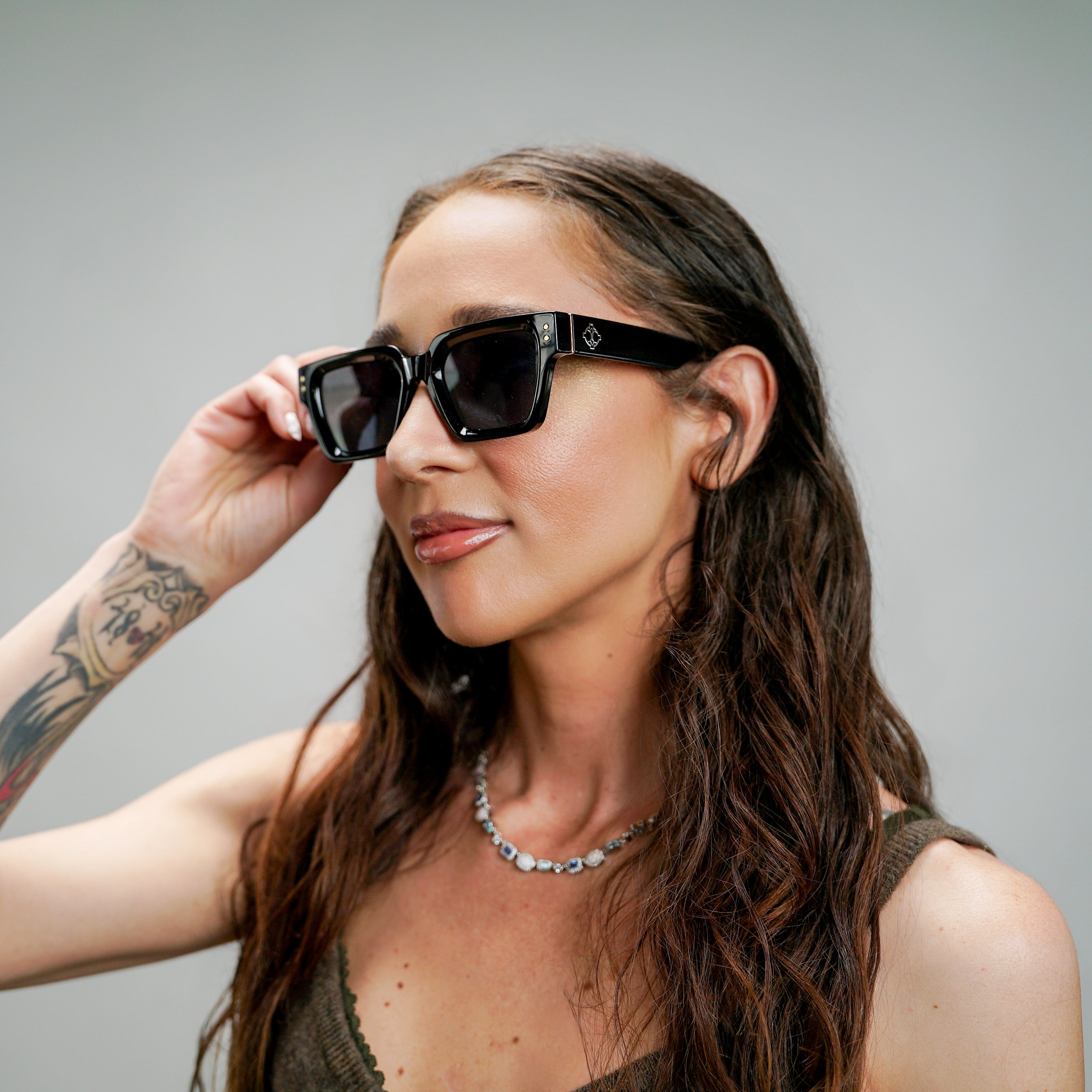 Black Square Sunglasses
