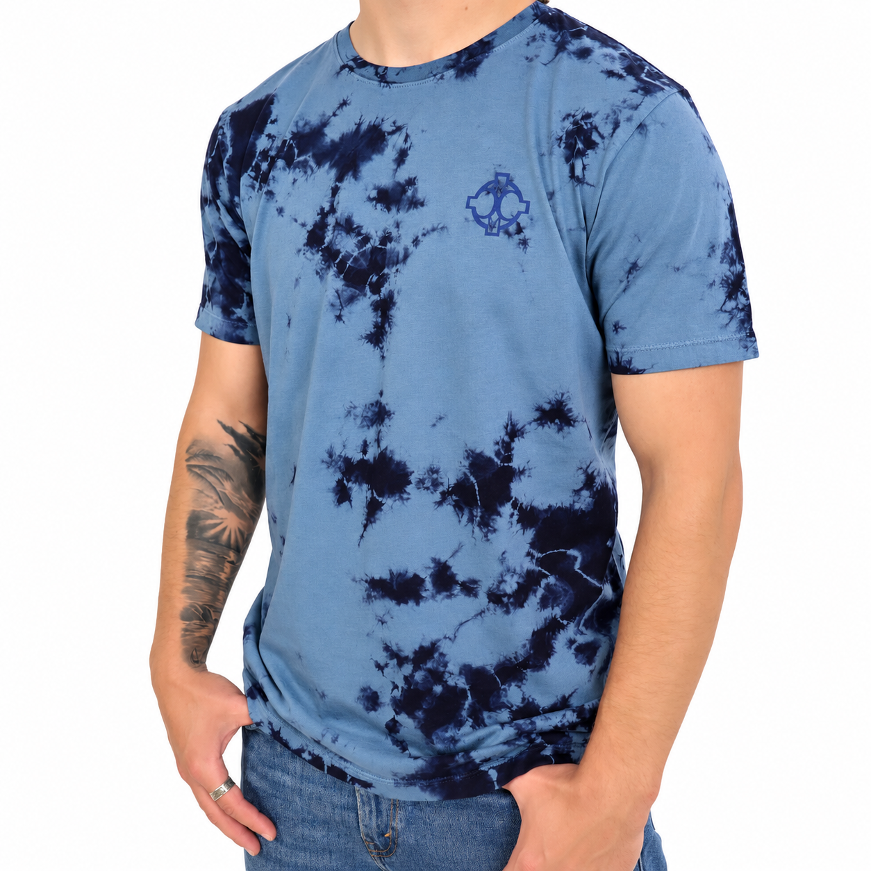Blue Tie-Dye T-Shirt