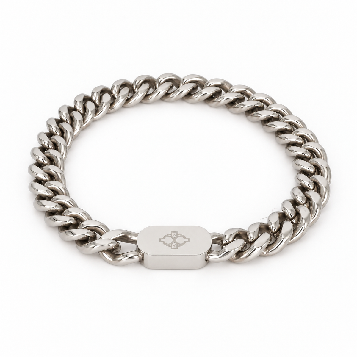 Cuban Link Bracelet (Silver) 8mm