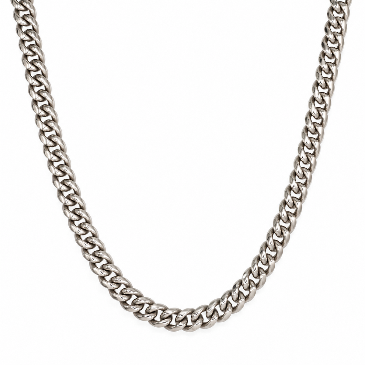 Cuban Link Chain (Silver) 8mm