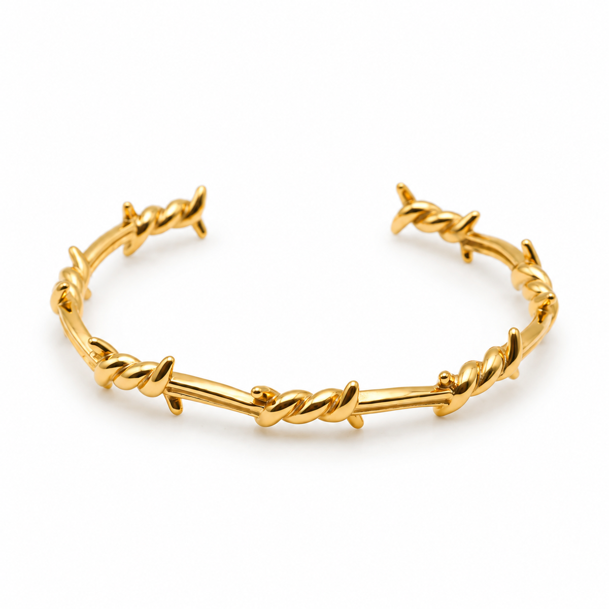 Barbed Wire Cuff (Gold)