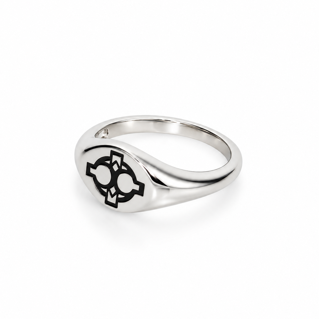 Charmed Signet Ring Slim (Silver)