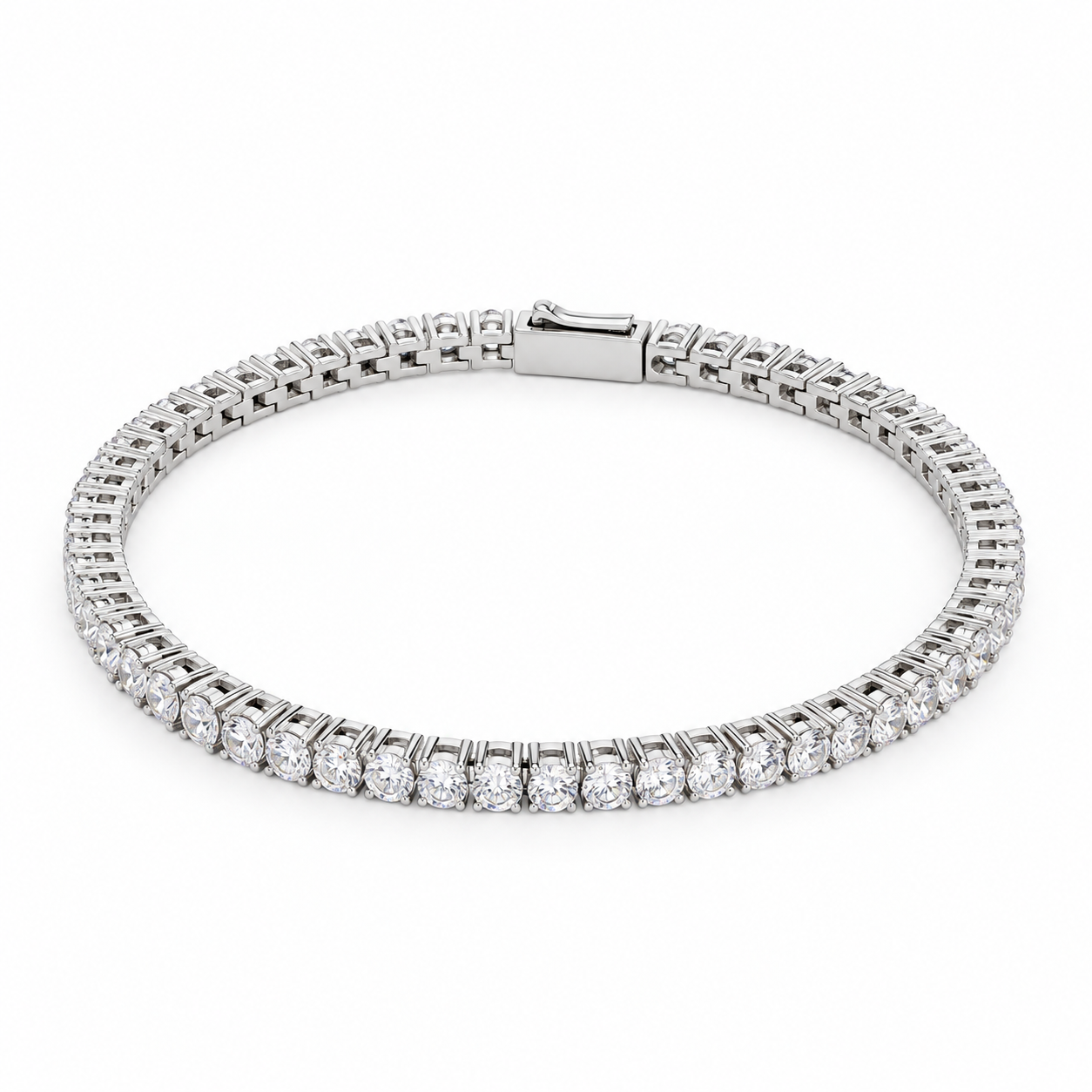 Tennis Bracelet (Silver) 3mm