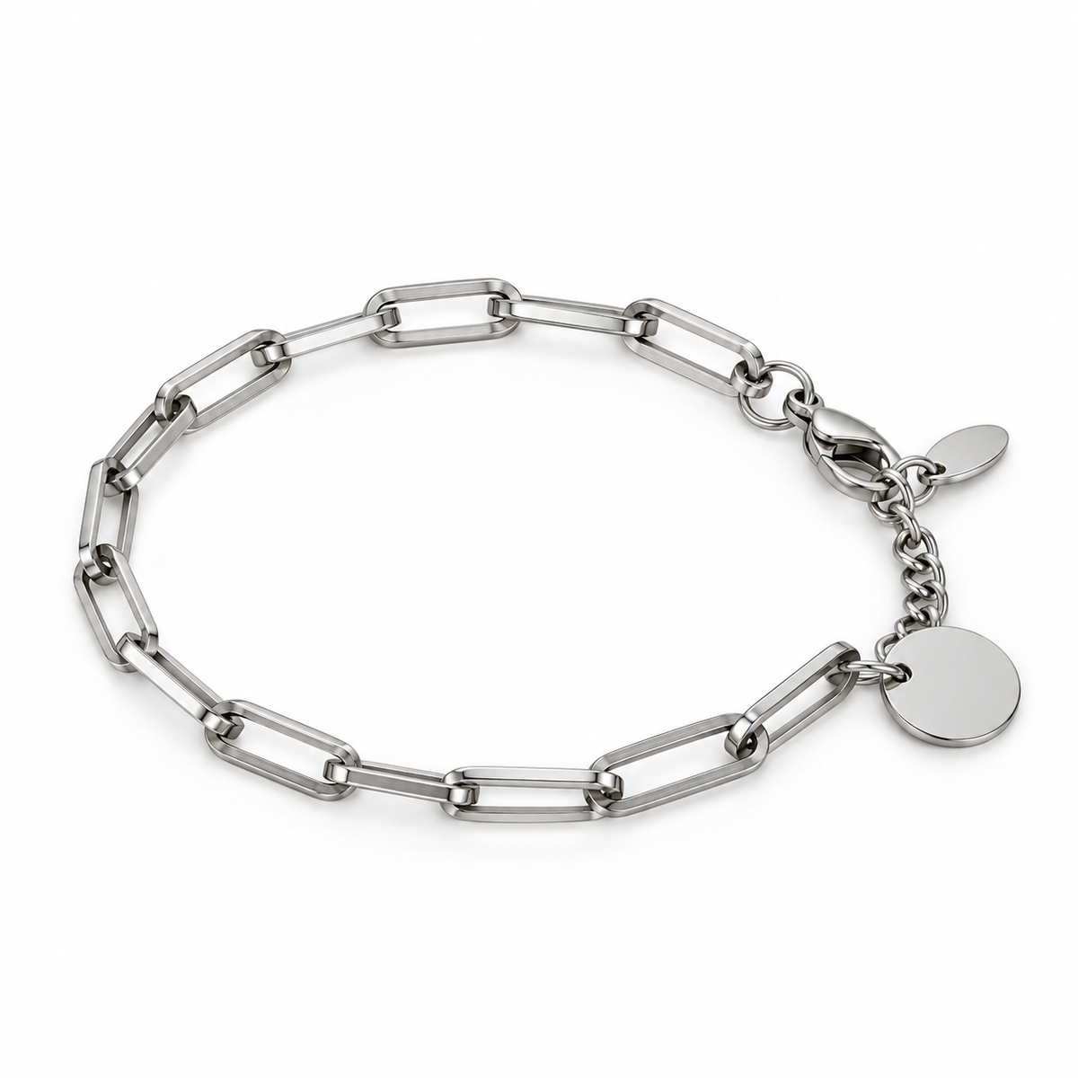Paperclip Bracelet (Silver)