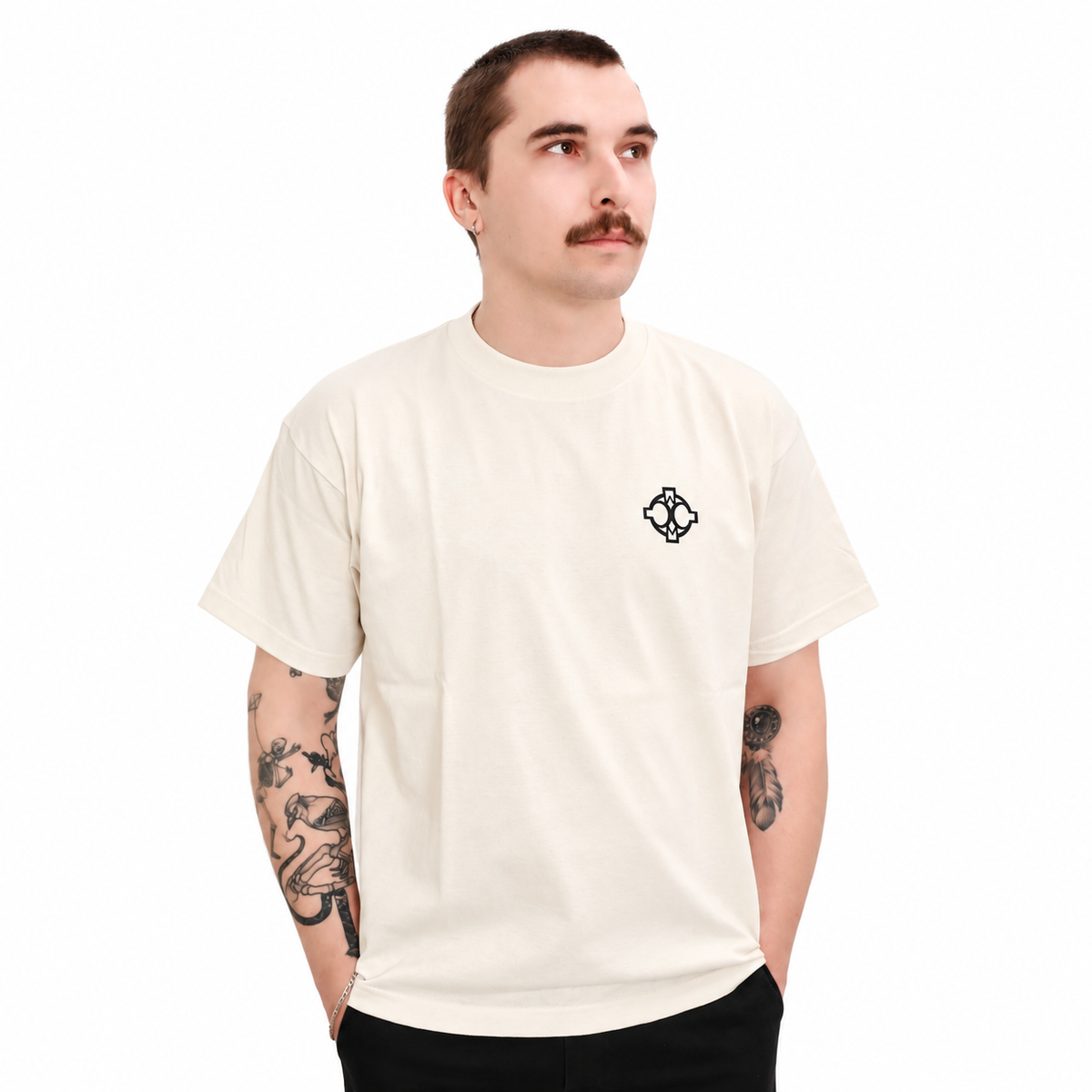 Beige Crew T-Shirt