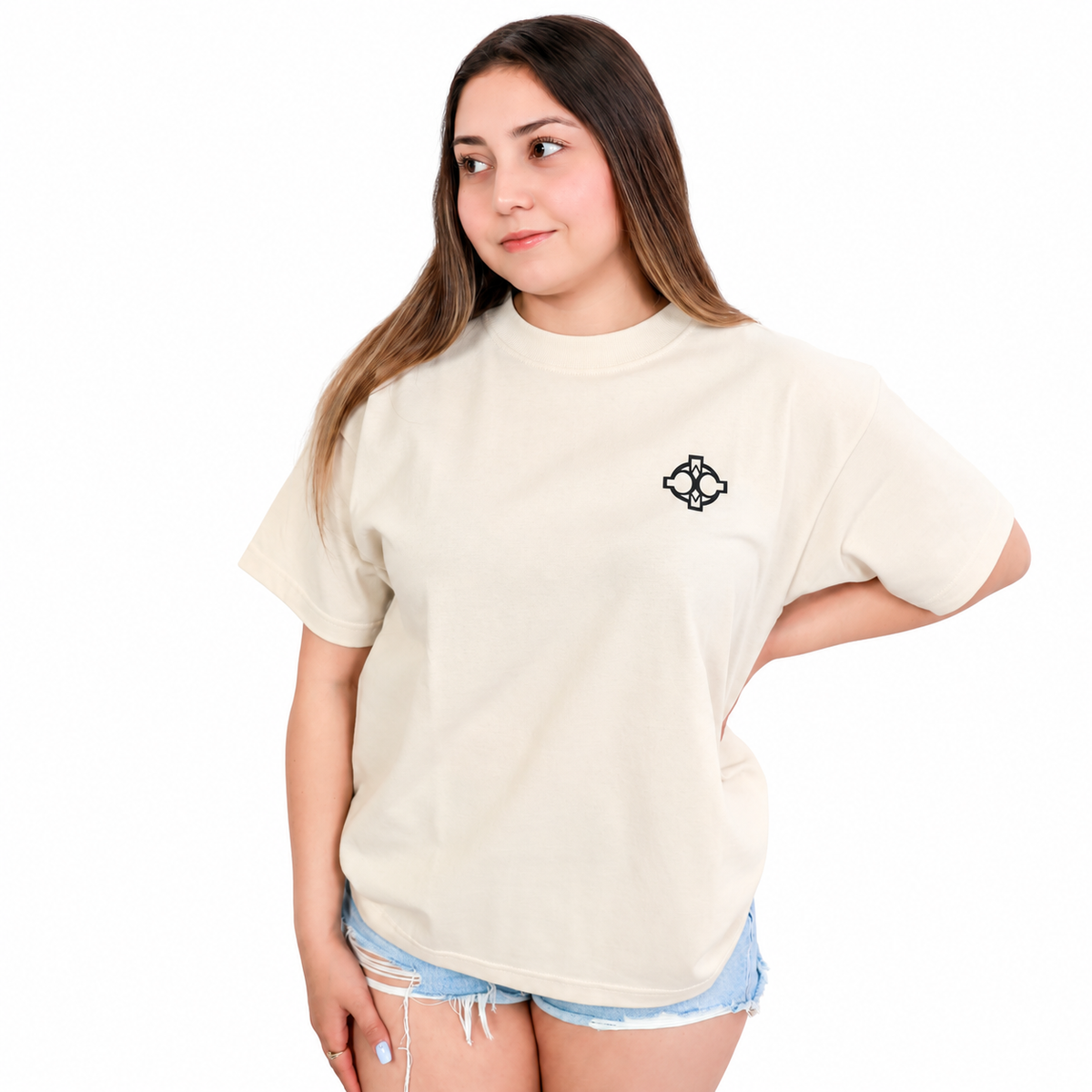 Beige Crew T-Shirt